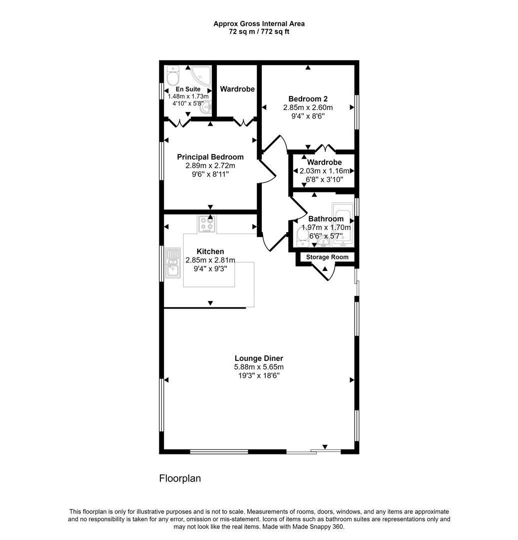 2 bed detached bungalow for sale in Trimingham House, Trimingham