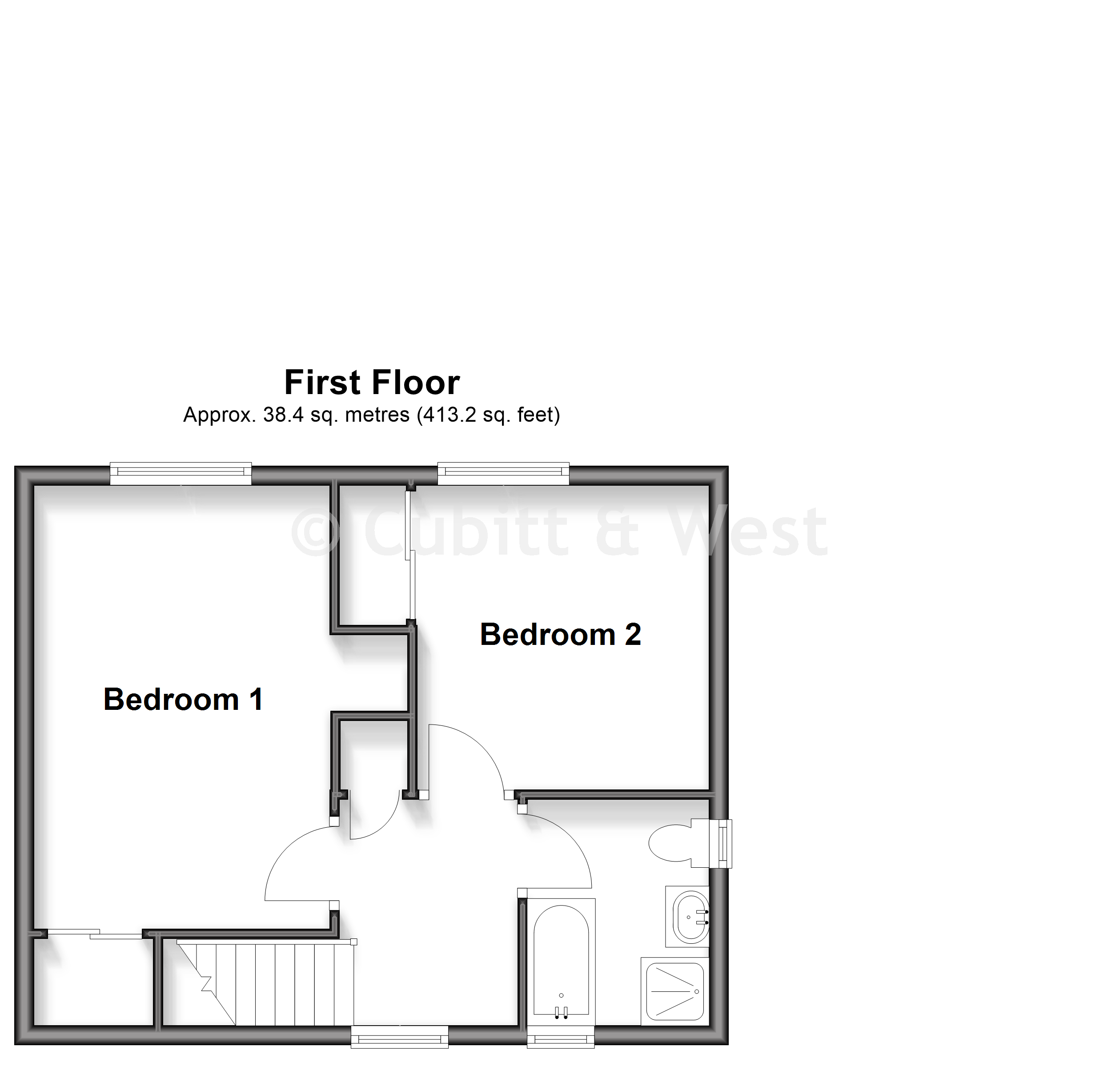 78, Rotherfield Crescent, Brighton floorplan