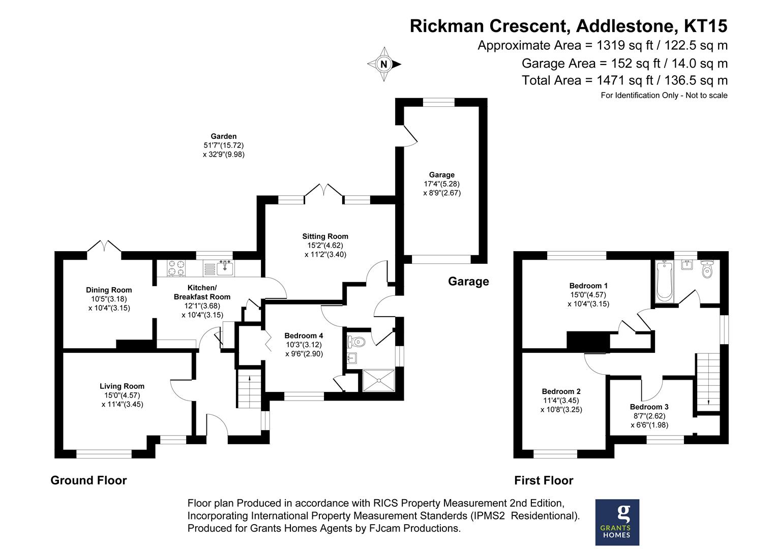 26, Rickman Crescent, Addlestone floorplan