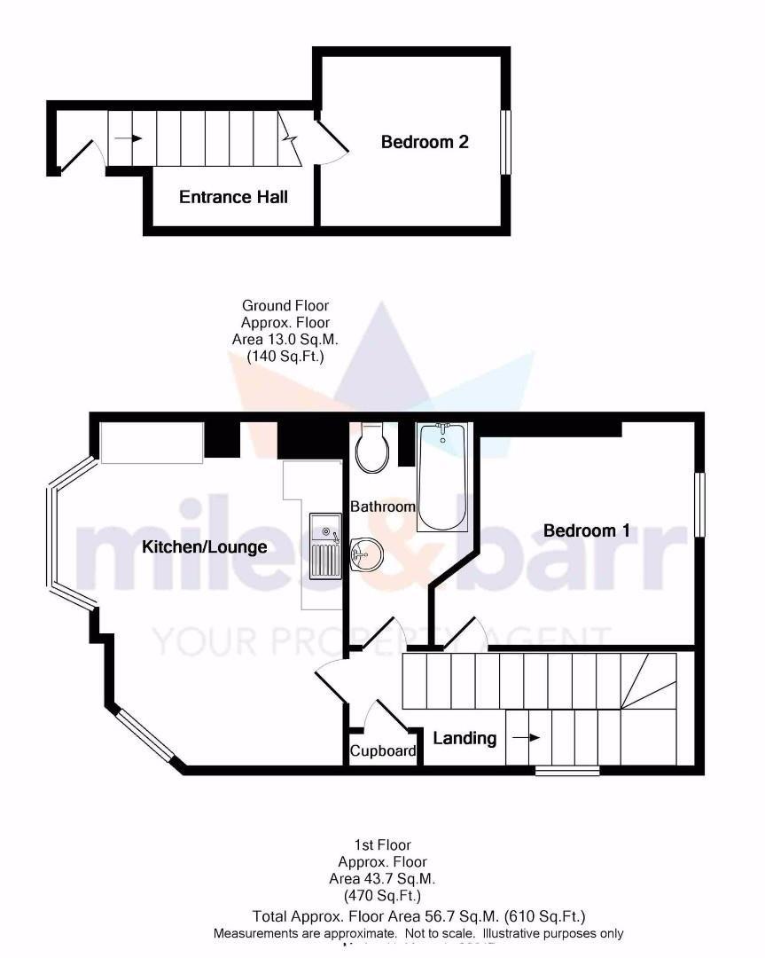 2 bed flat to rent in Dover Road, Folkestone CT20 Zoopla