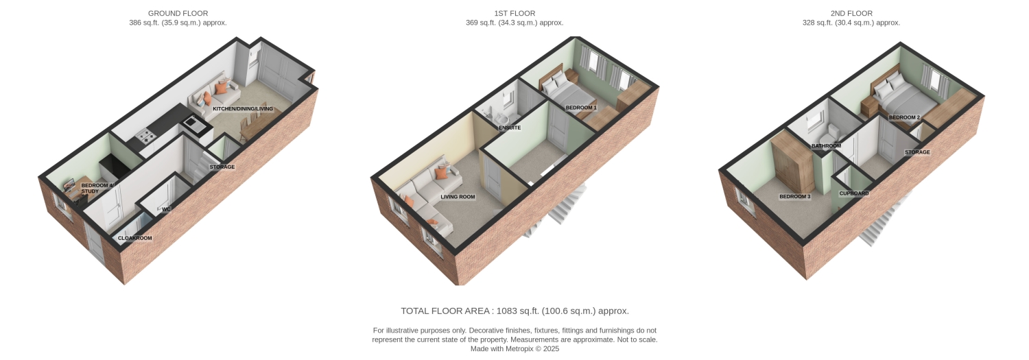 36, Sand Martin Close, Loughborough floorplan