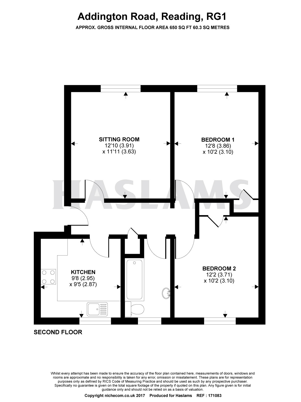 2 Bedrooms Flat to rent in Malvern Court, Addington Road, Reading RG1