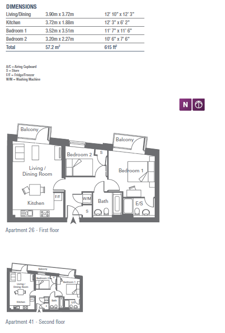 Whitworth House, Stable Road, Colchester floorplan