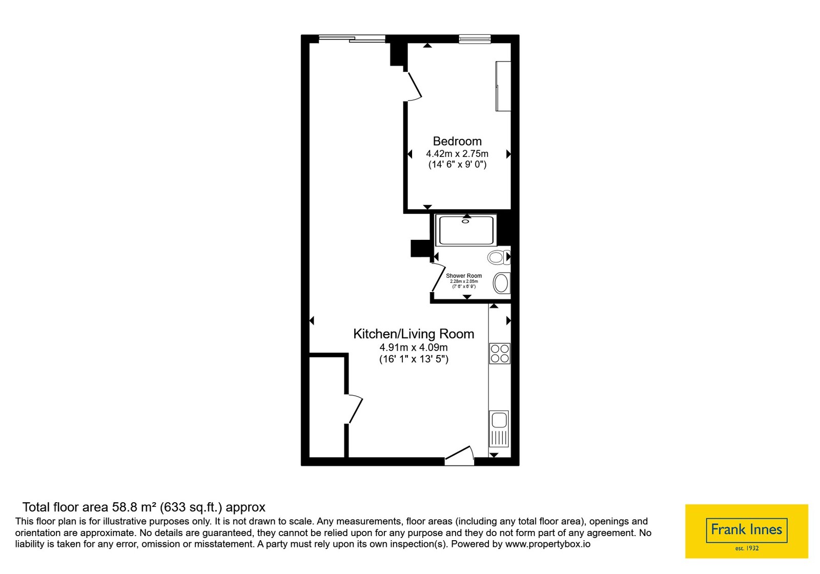 Apartment 62 The Waterside,, Apartments, Nottinghamshire floorplan