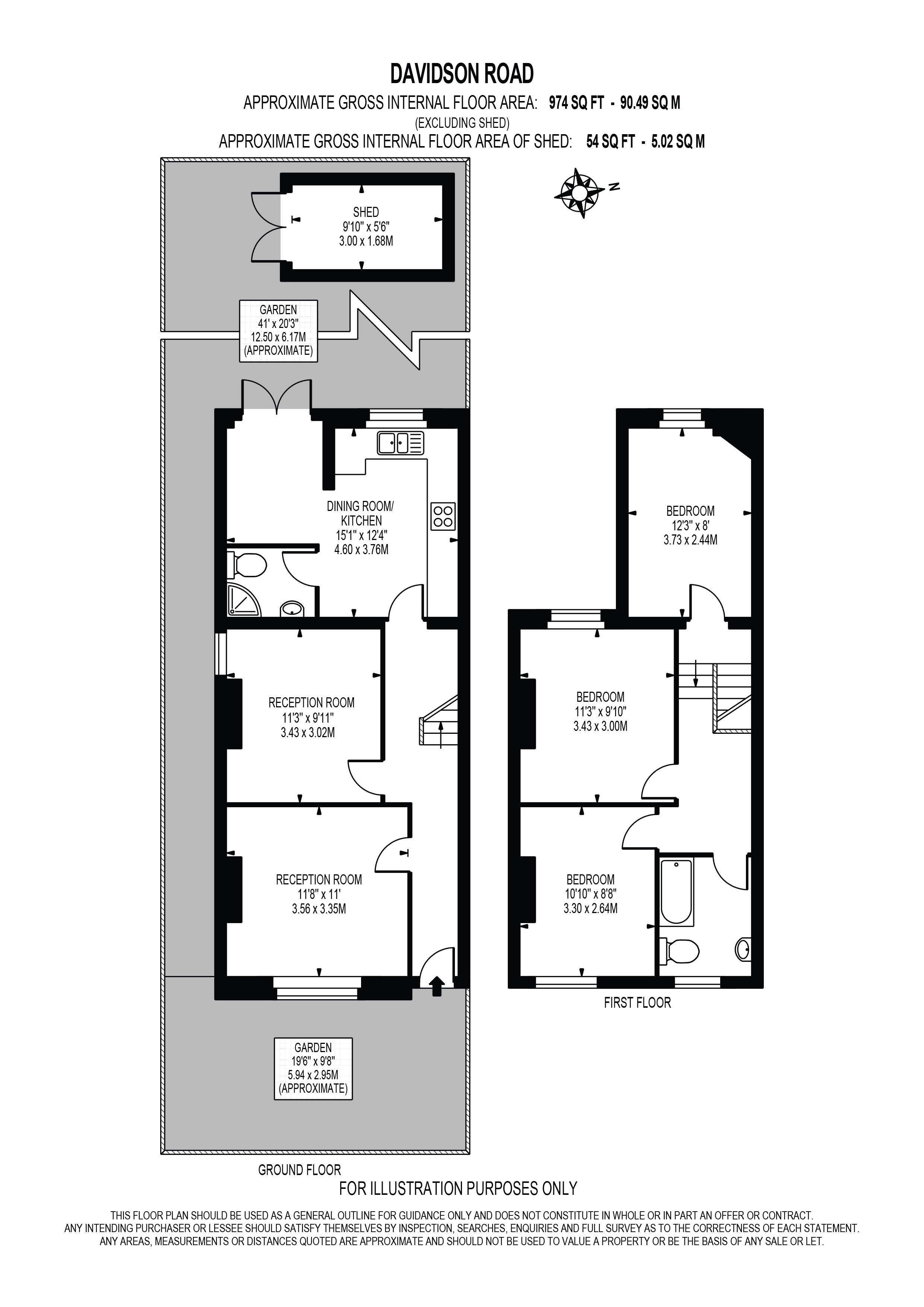 13, Davidson Road, Surrey floorplan