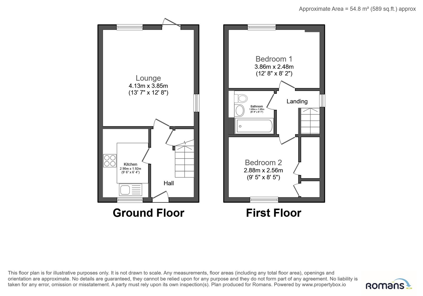 Heather Mead, Camberley floorplan