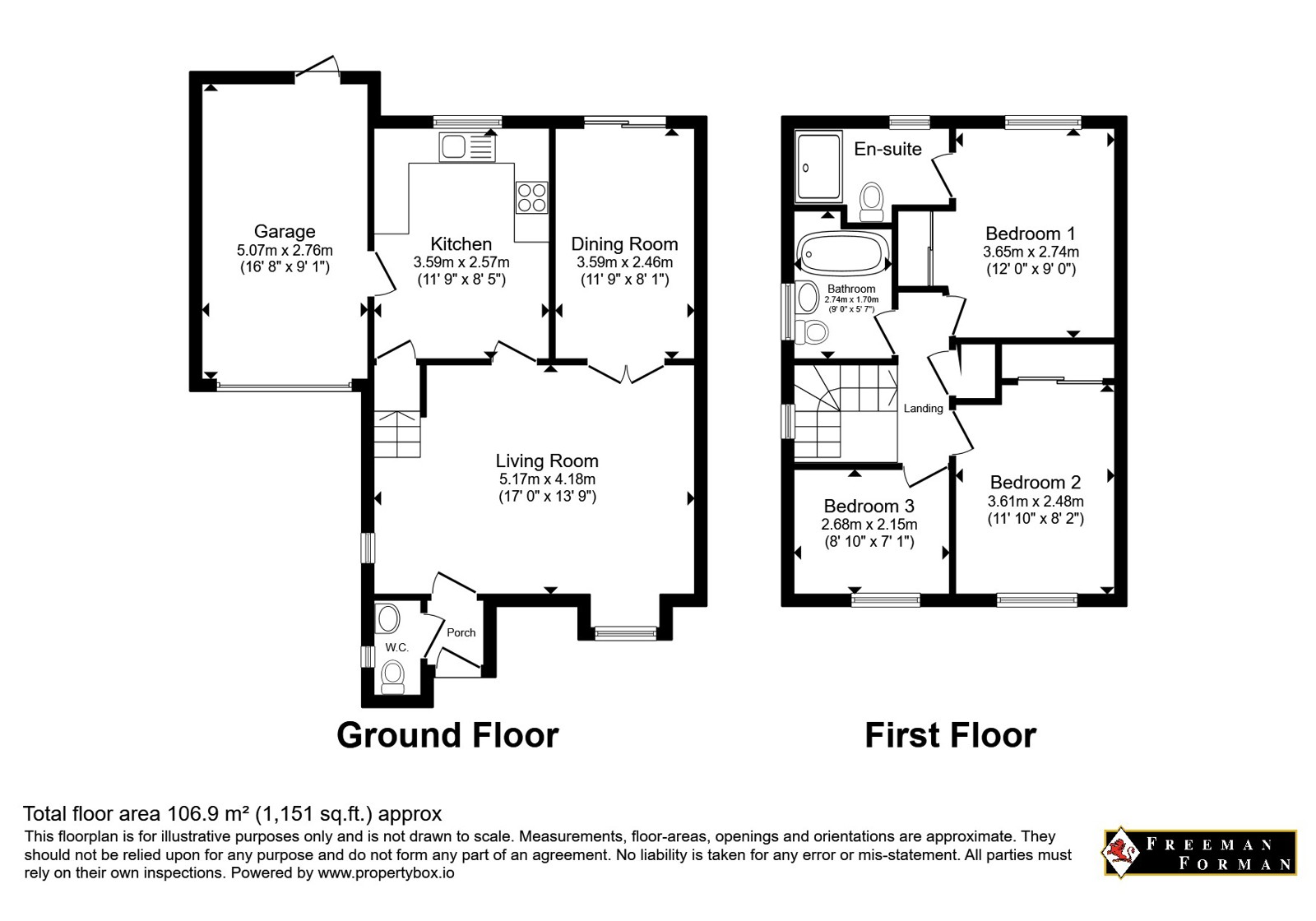 13, Mill Rise, East Sussex floorplan