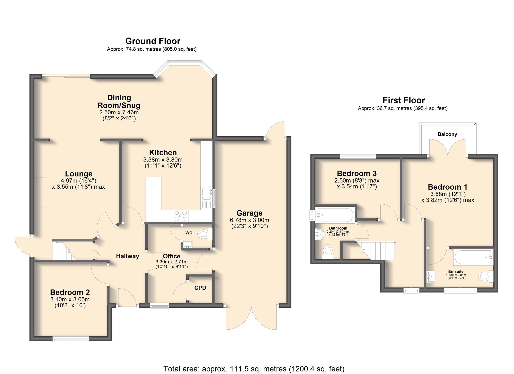 14 Moorlawn Avenue, Chesterfield floorplan