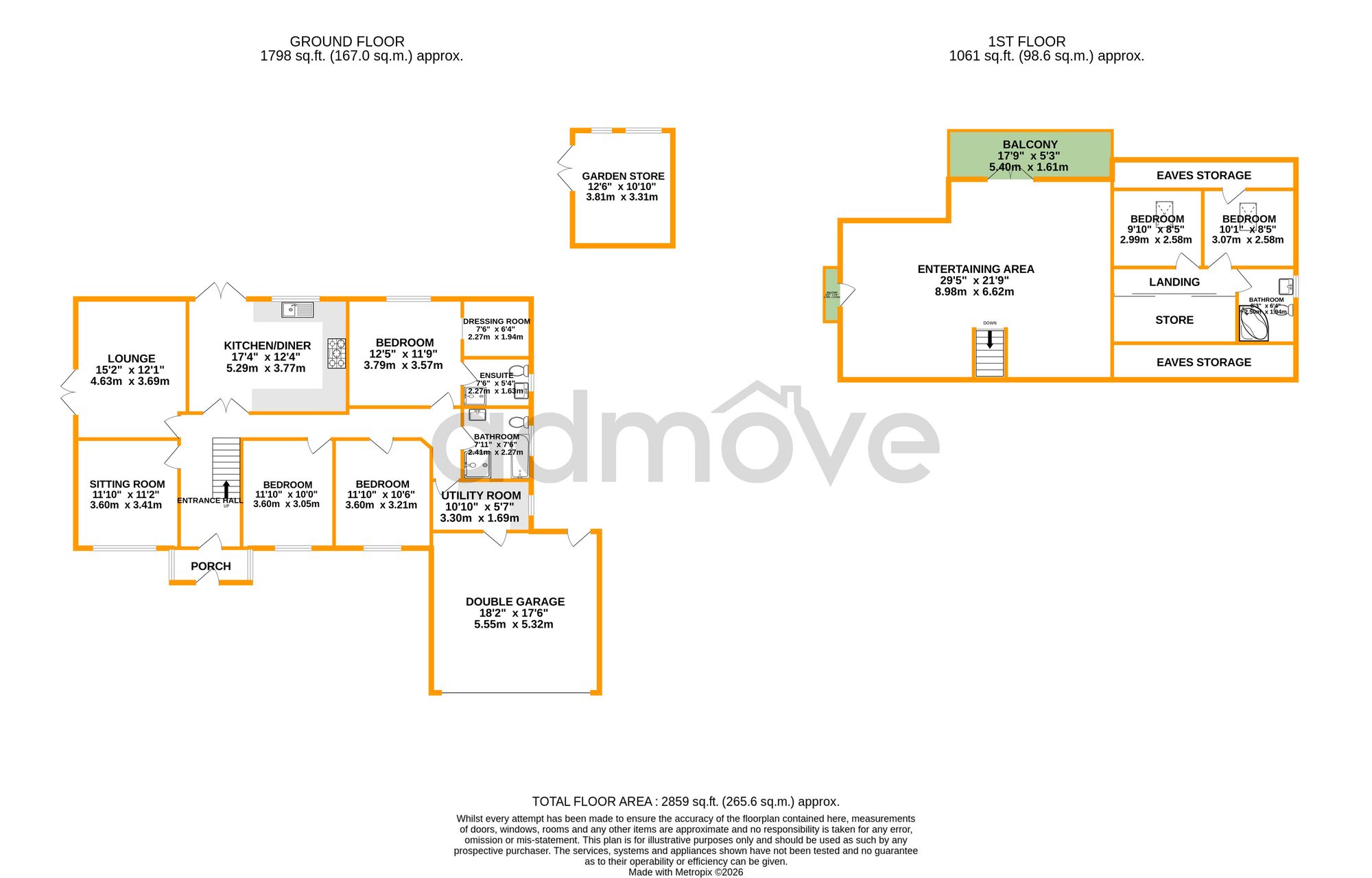 Archview Radley Lane, Warrington floorplan