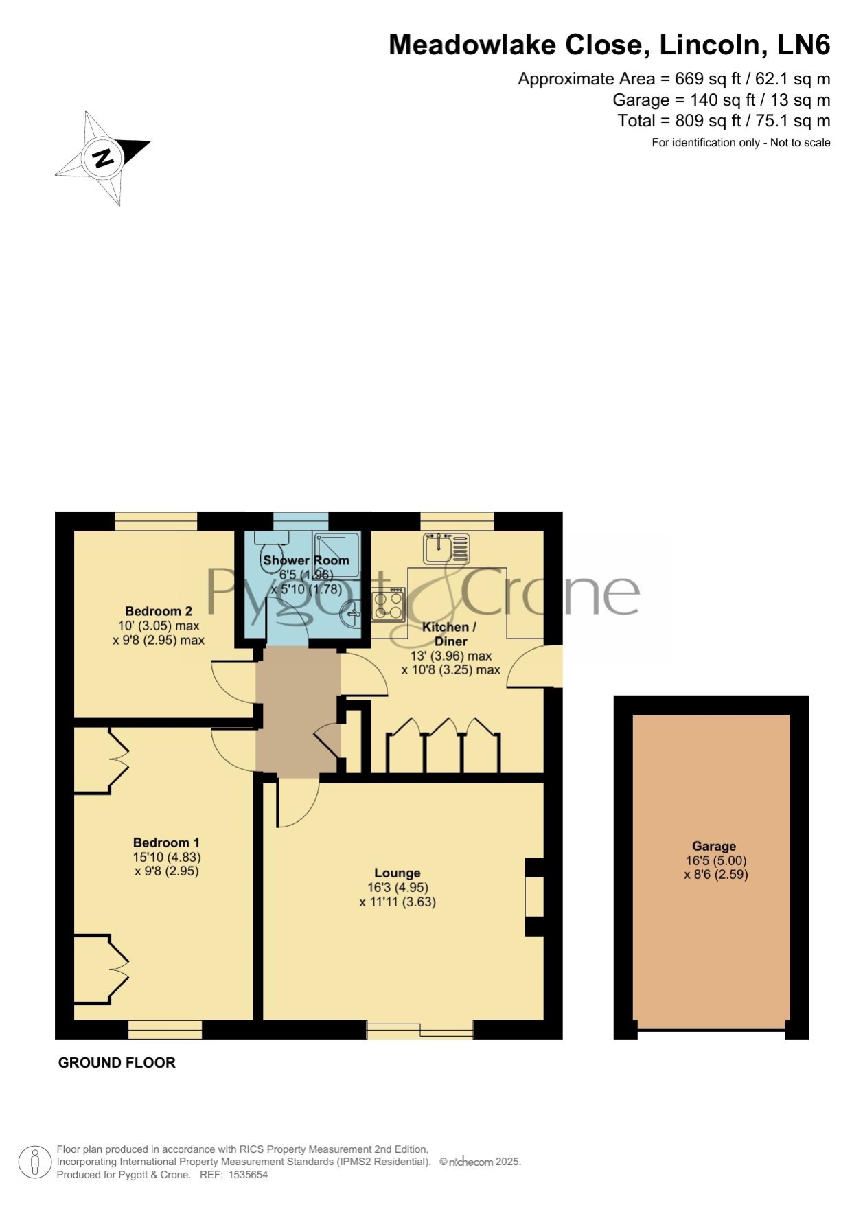 Meadowlake Close, Lincoln floorplan