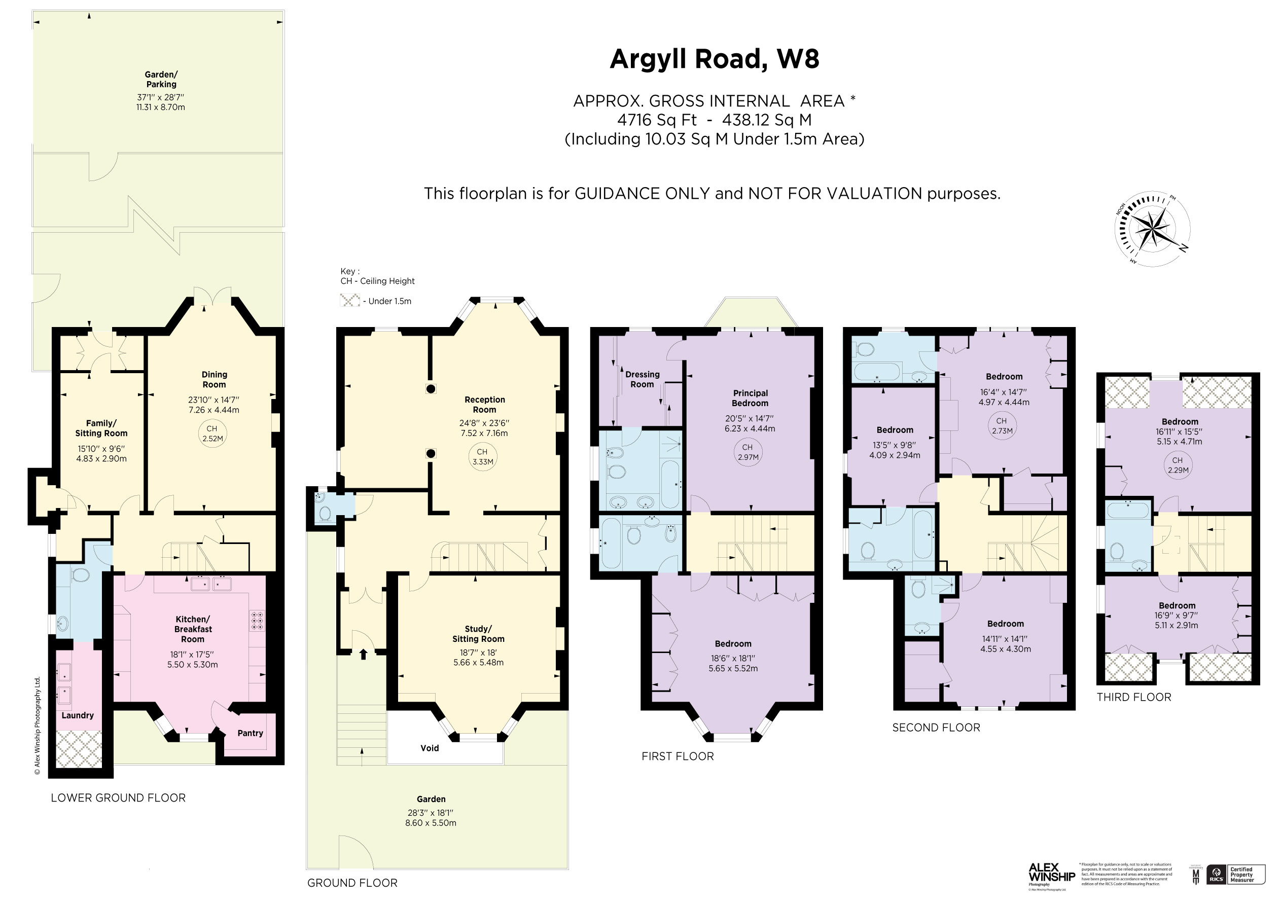 8, Argyll Road, London floorplan