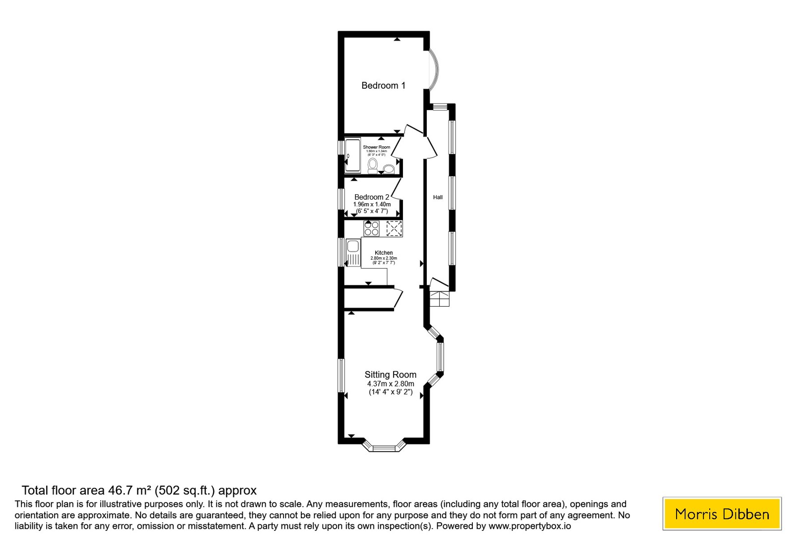 5, St. Hermans Caravan Estate, Hampshire floorplan