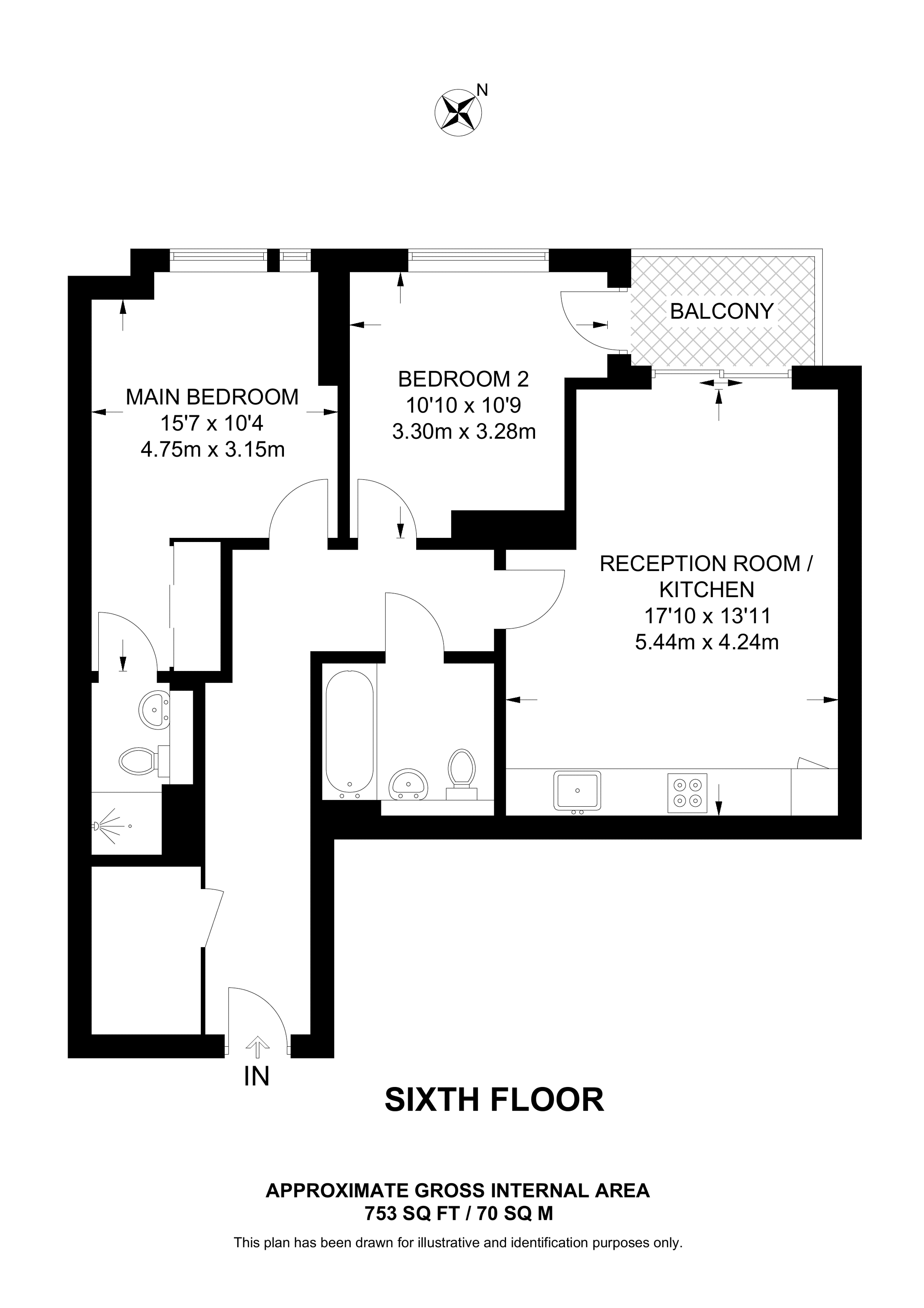 DANCERS WAY, Greenwich floorplan