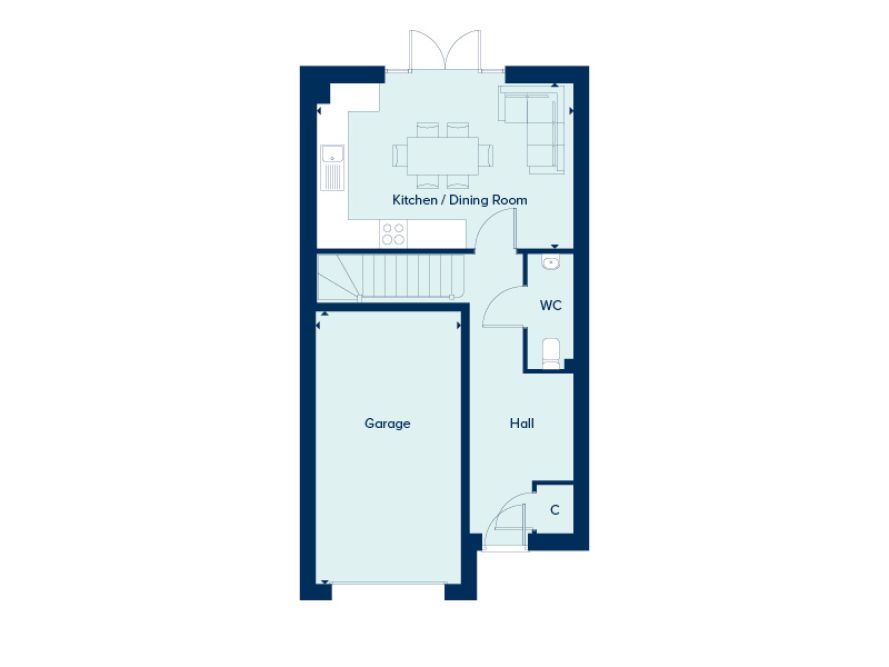 163, Off Barrosa Way, Milton Keynes floorplan