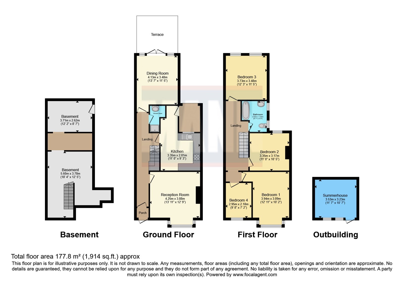 15, Mayfield Road, South Croydon floorplan