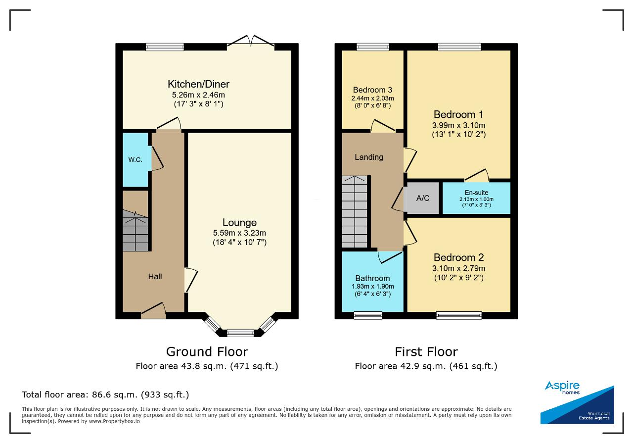 Oakwood, Lynn Road, Wisbech floorplan