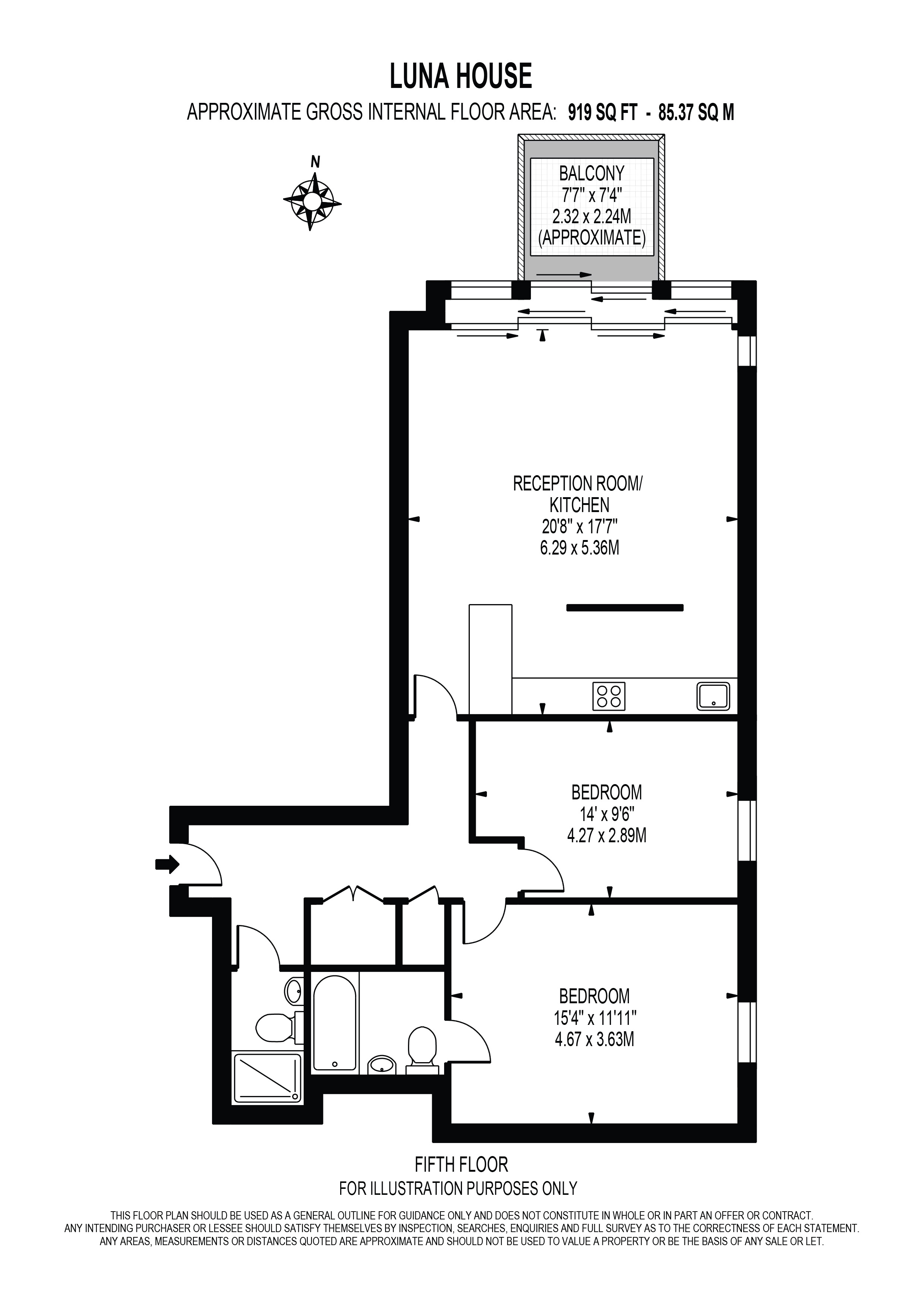 2 Bedrooms Flat to rent in Tempus Wharf, Luna House, Tower Bridge SE16