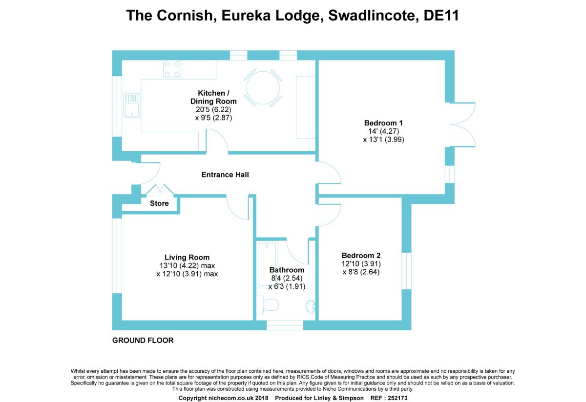 2 Bedrooms Bungalow for sale in Eureka Lodge Gardens, Swadlincote DE11