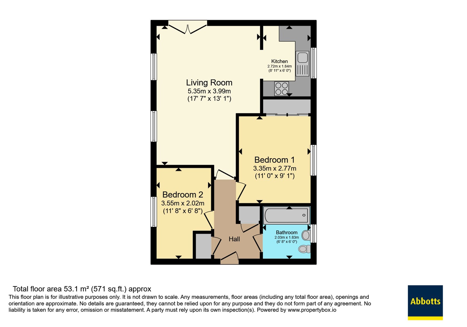 Flat 33, Siric House,, Circular Road South, Essex floorplan