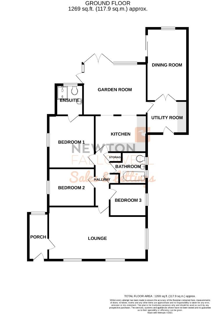 Northorpe, Thurlby, Bourne PE10, 3 bedroom detached bungalow for sale