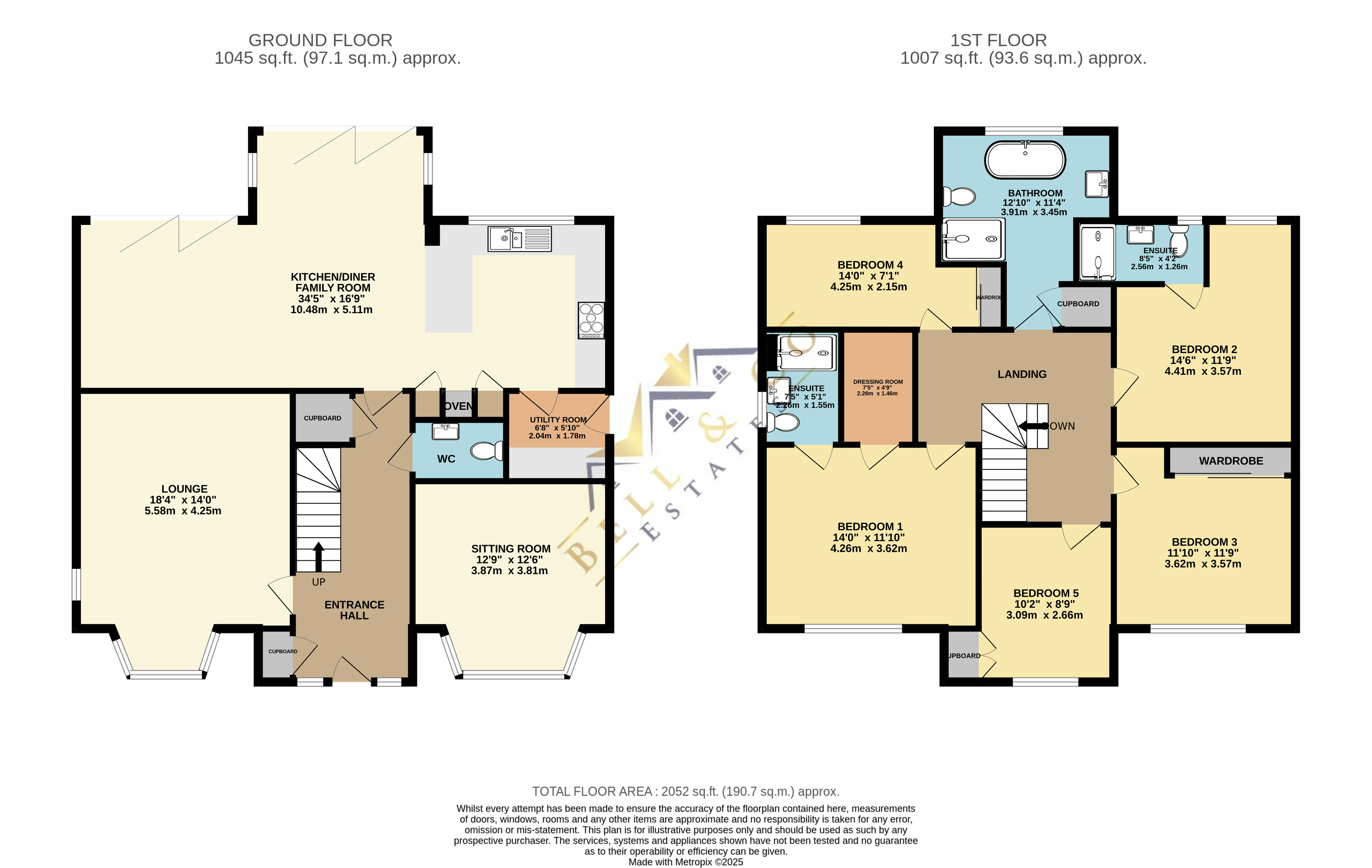 4, Greenlands Rise, Sheffield floorplan
