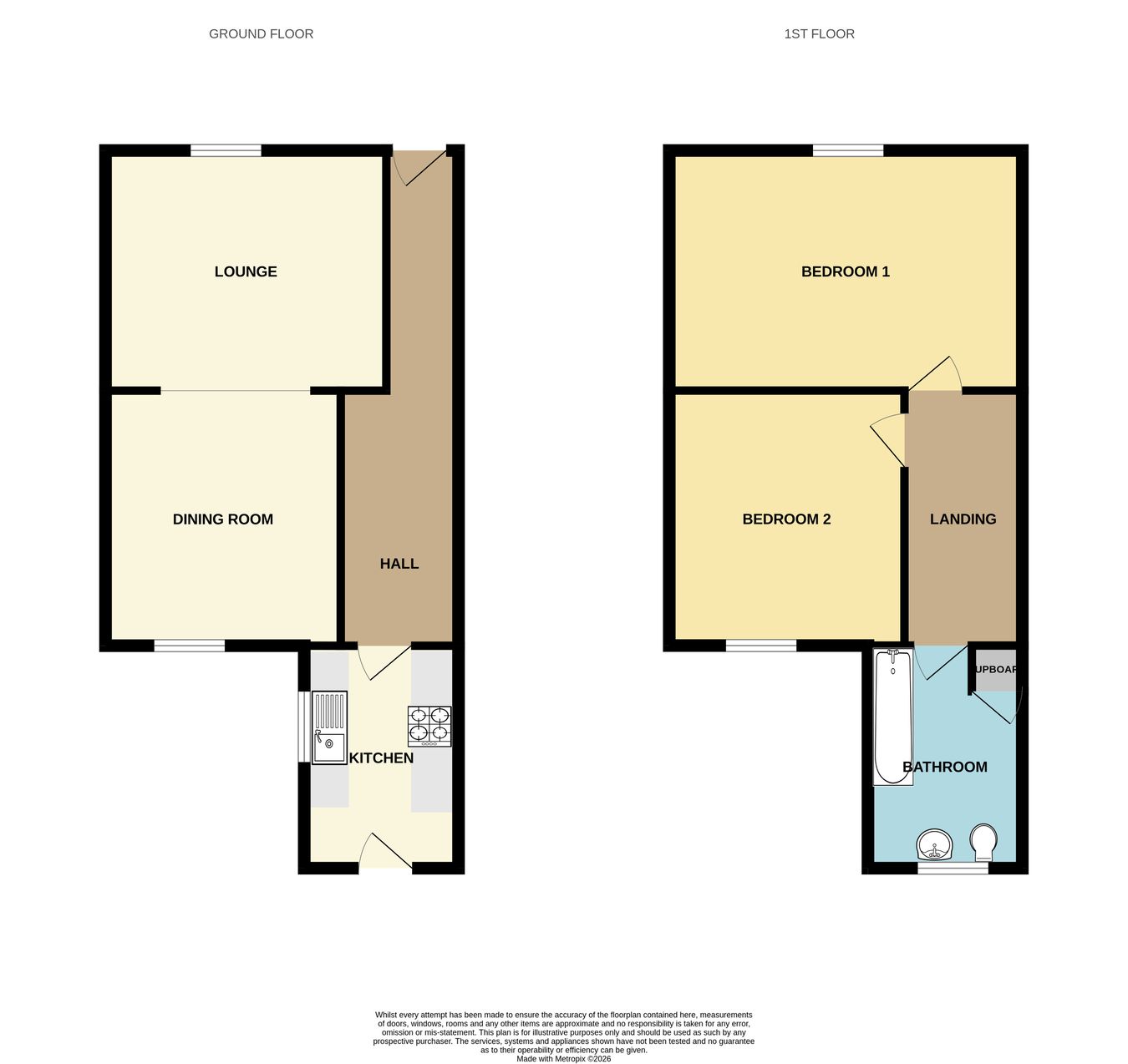 43, East John Walk, Exeter floorplan