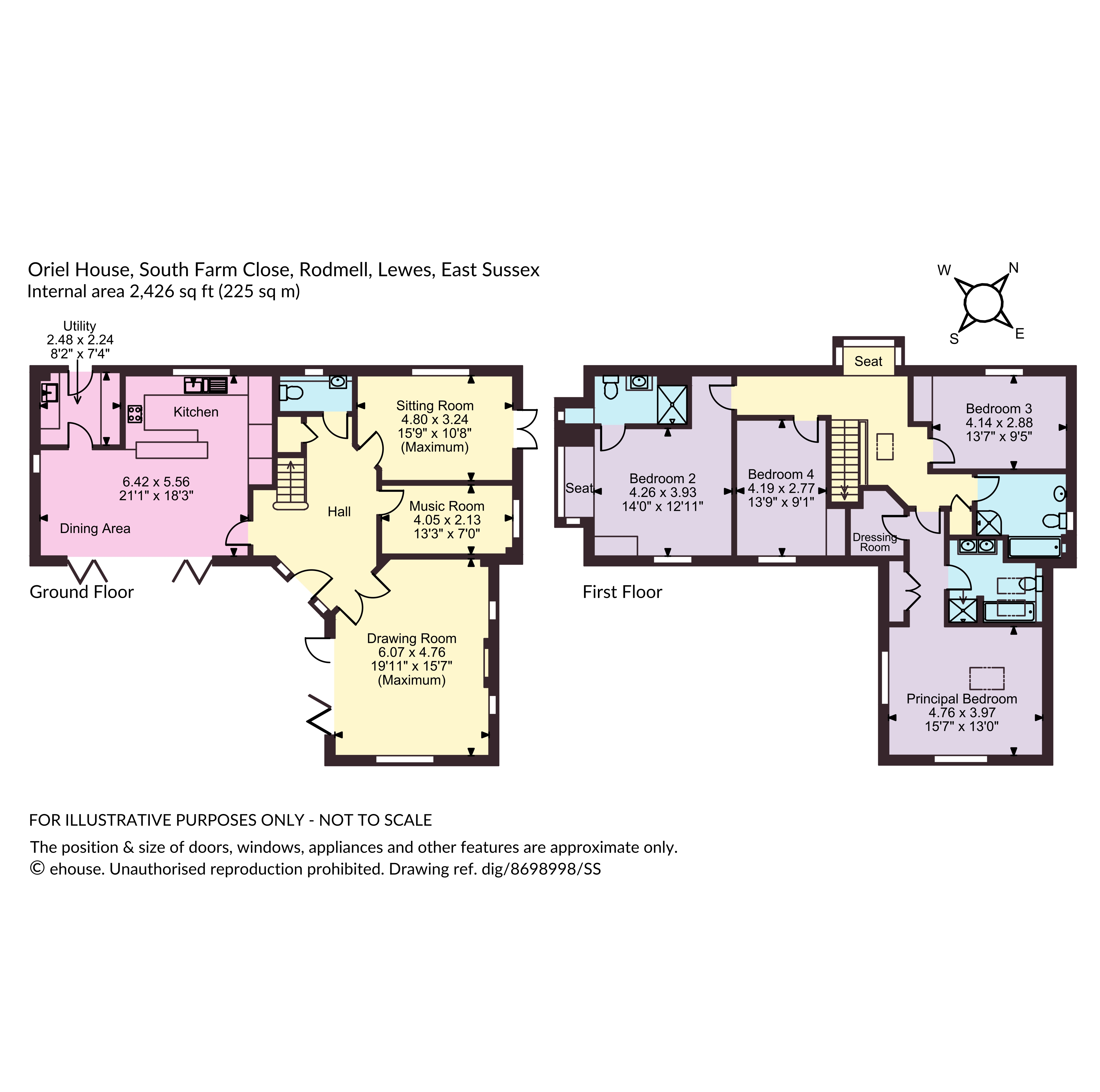 Oriel House,, South Farm Close, Lewes floorplan