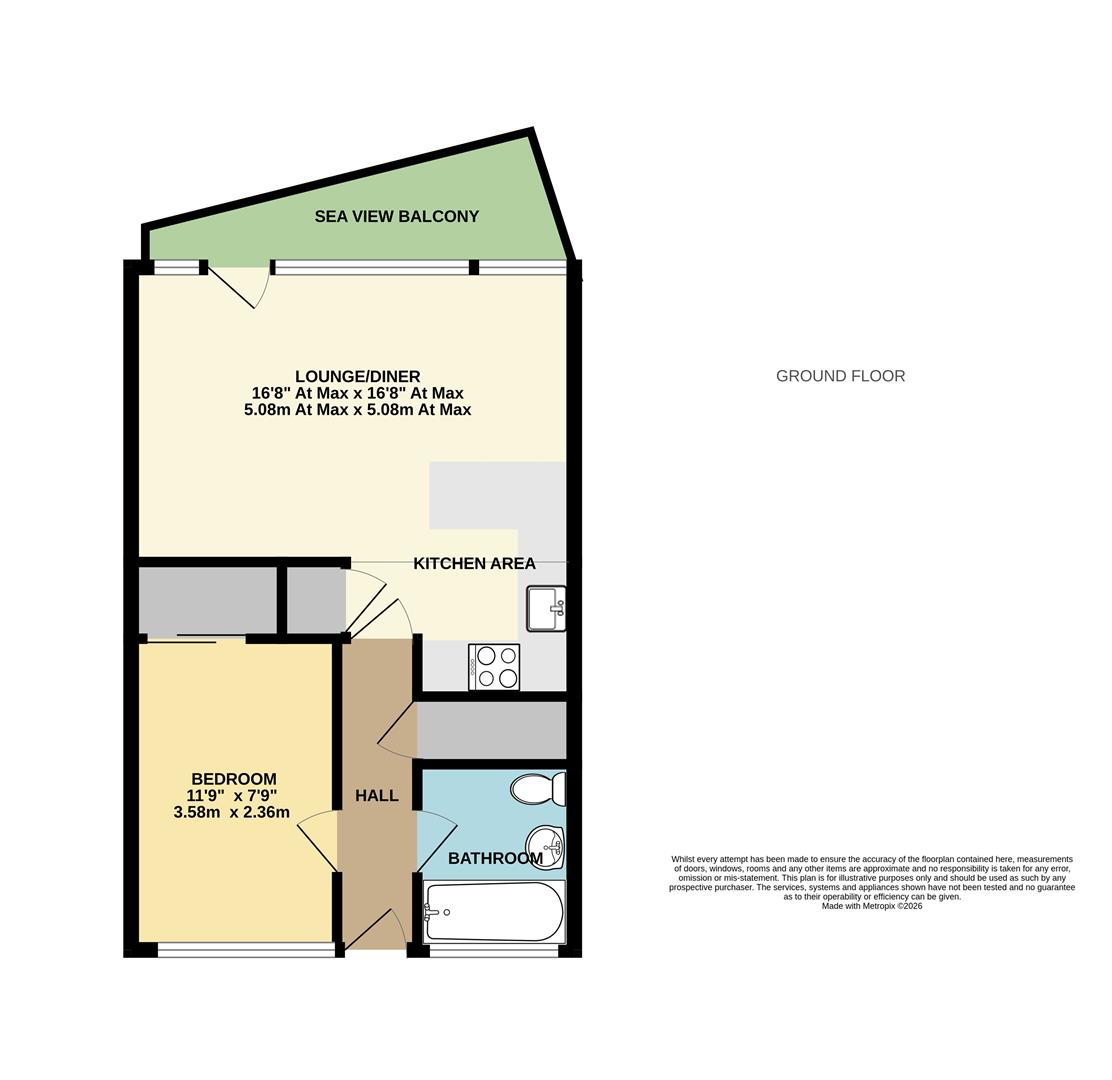 7 Linden Court, South Furzeham Road, Brixham floorplan