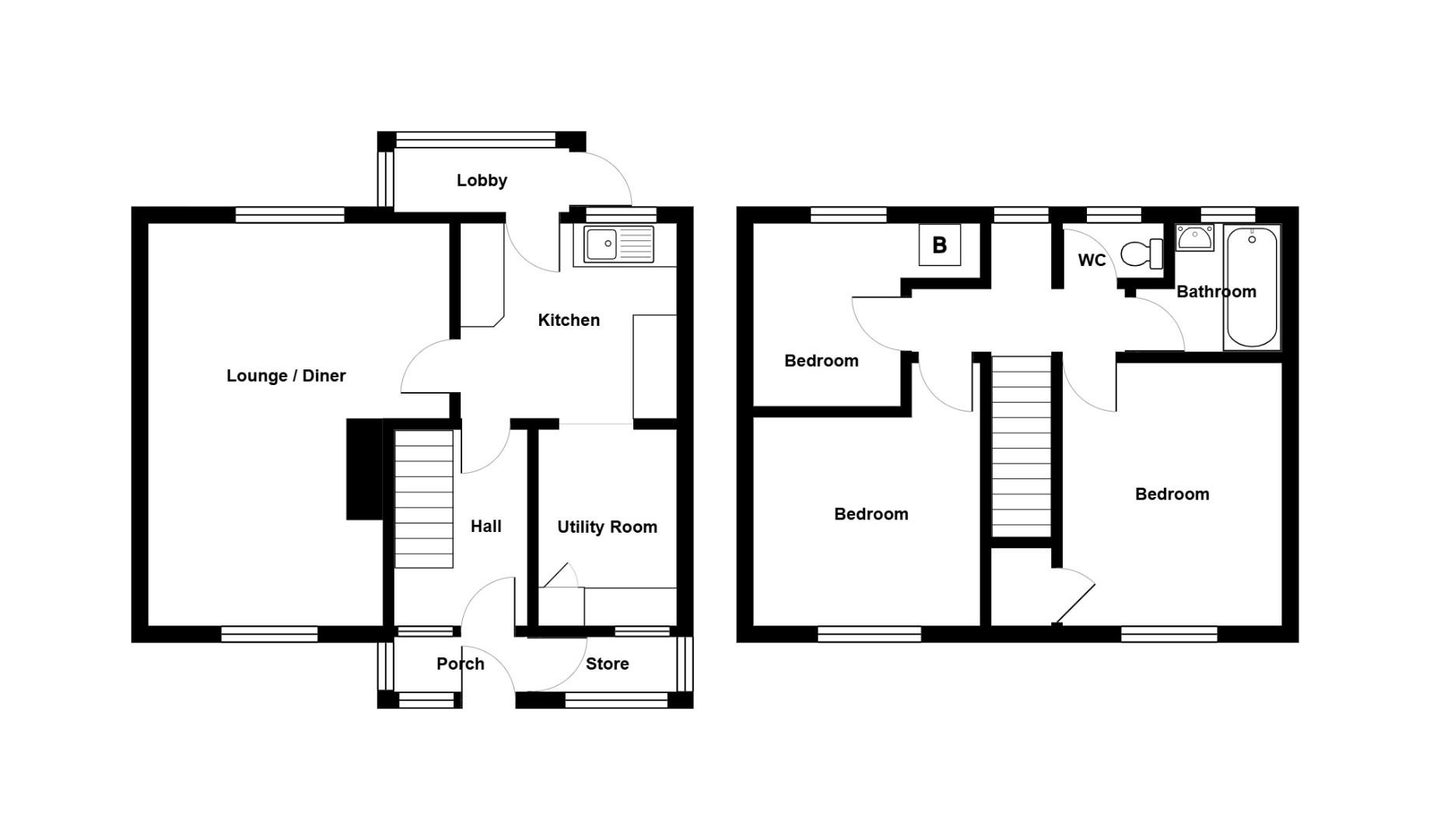 50, Beaufort Road, Bristol floorplan