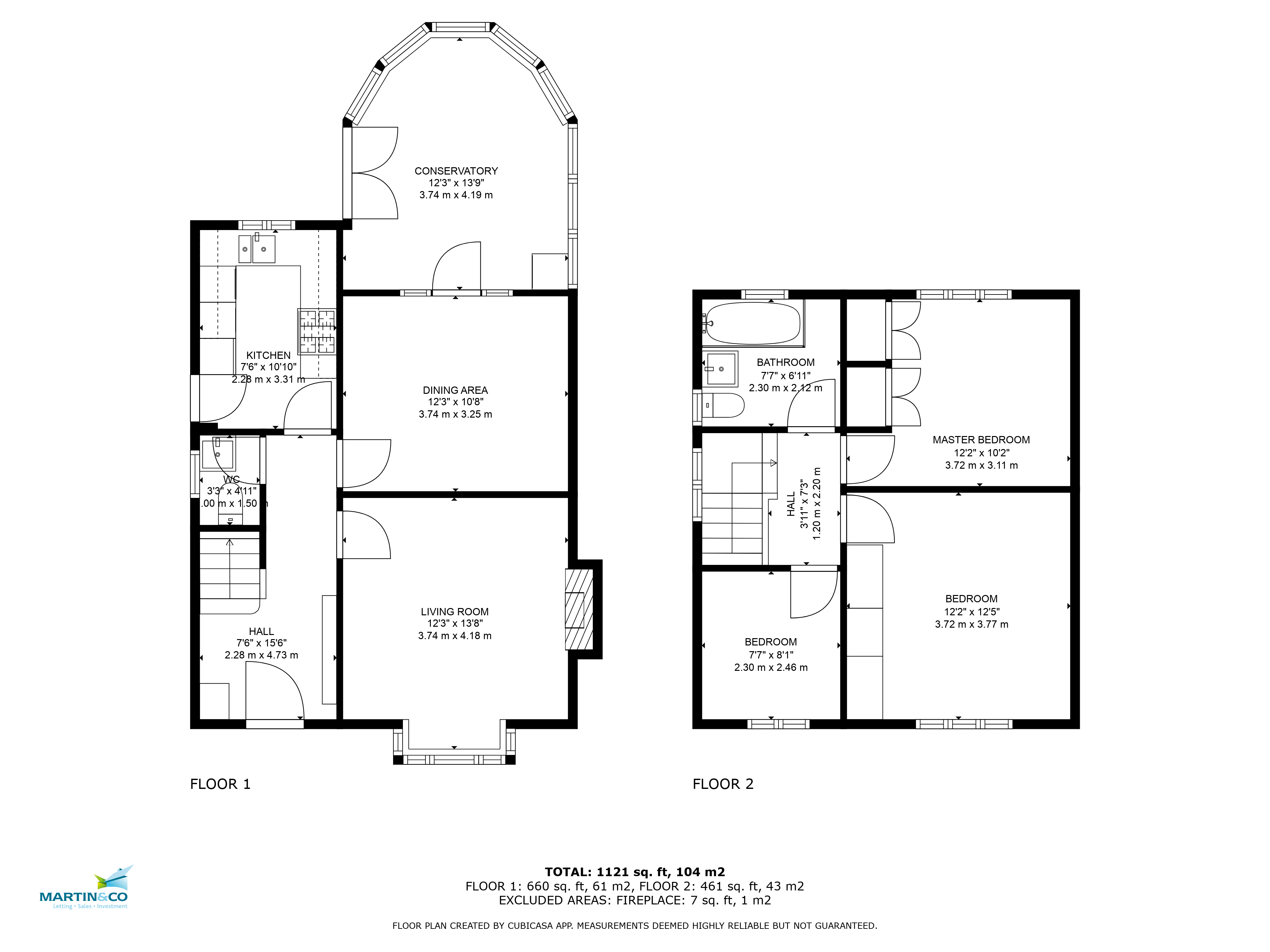 60, York Road, Woking floorplan