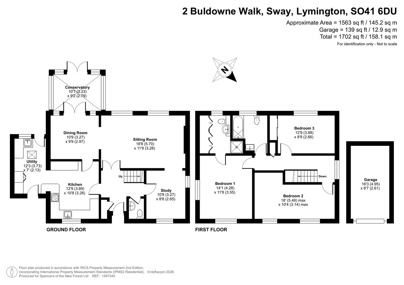 2, Buldowne Walk, Lymington floorplan