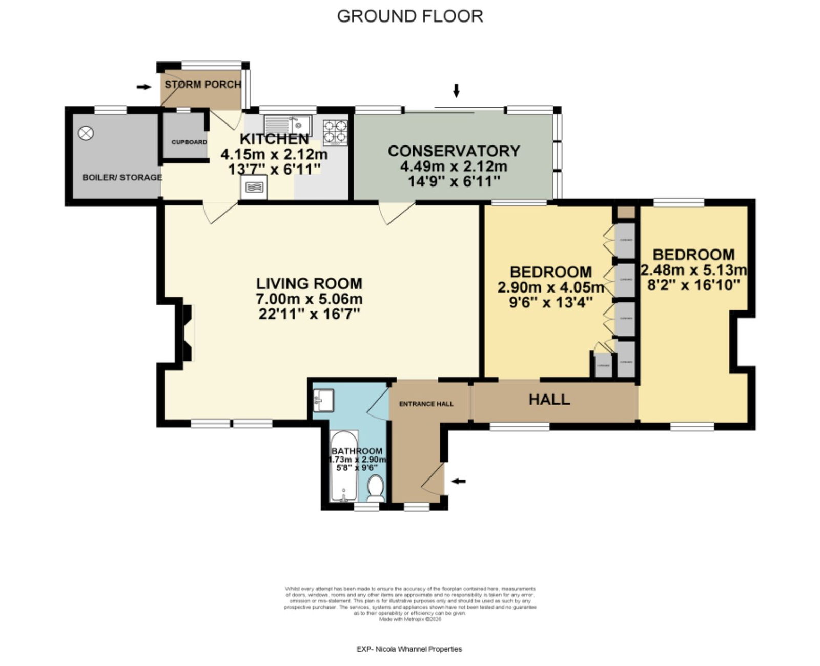 Magpie Cottage, Loaning Foot, Dumfries floorplan