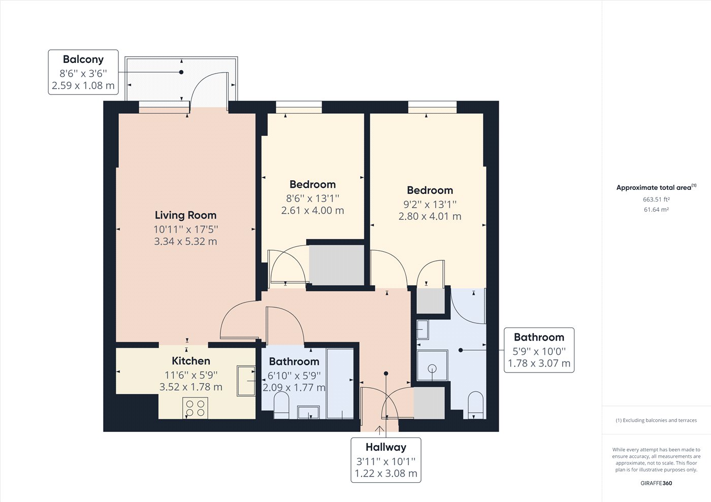 Flat 4, Bear Wharf, Reading floorplan