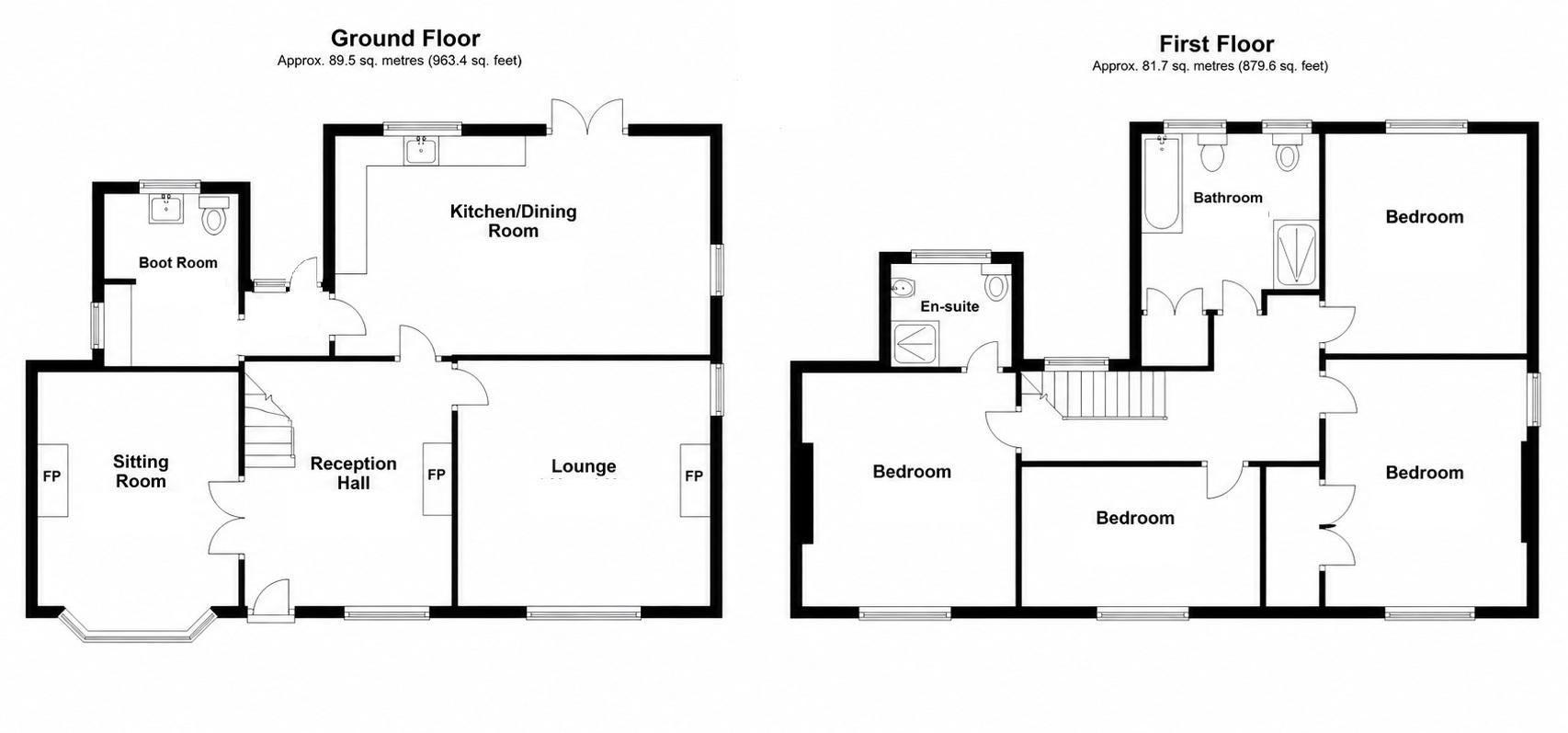 108, Main Road, Nottingham floorplan