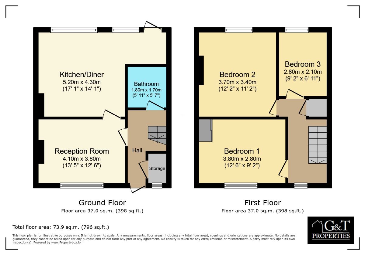 36 Norton Crescent, Dudley floorplan