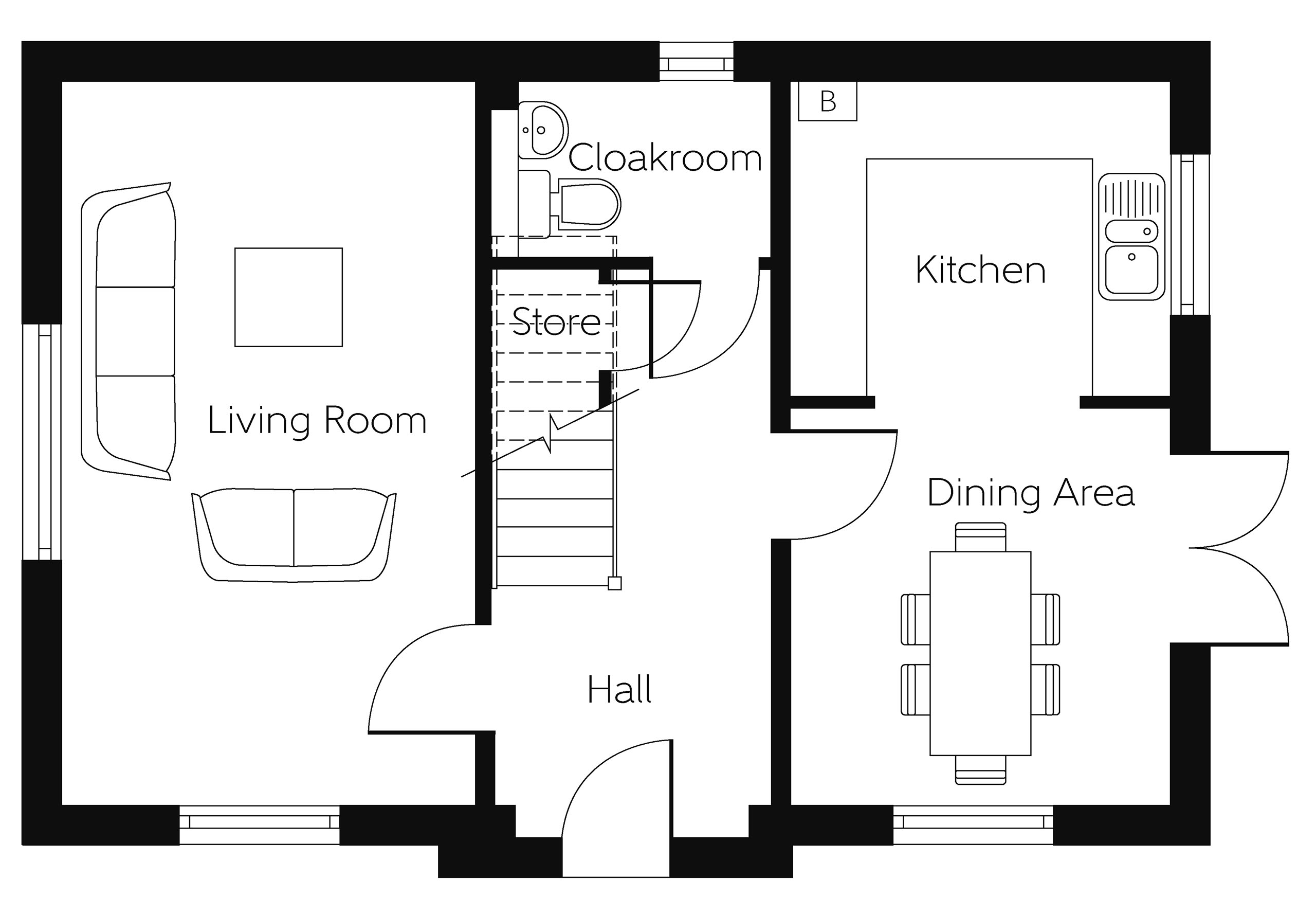 3 Bedrooms Detached house for sale in Off Boghall Road, Carluke ML8