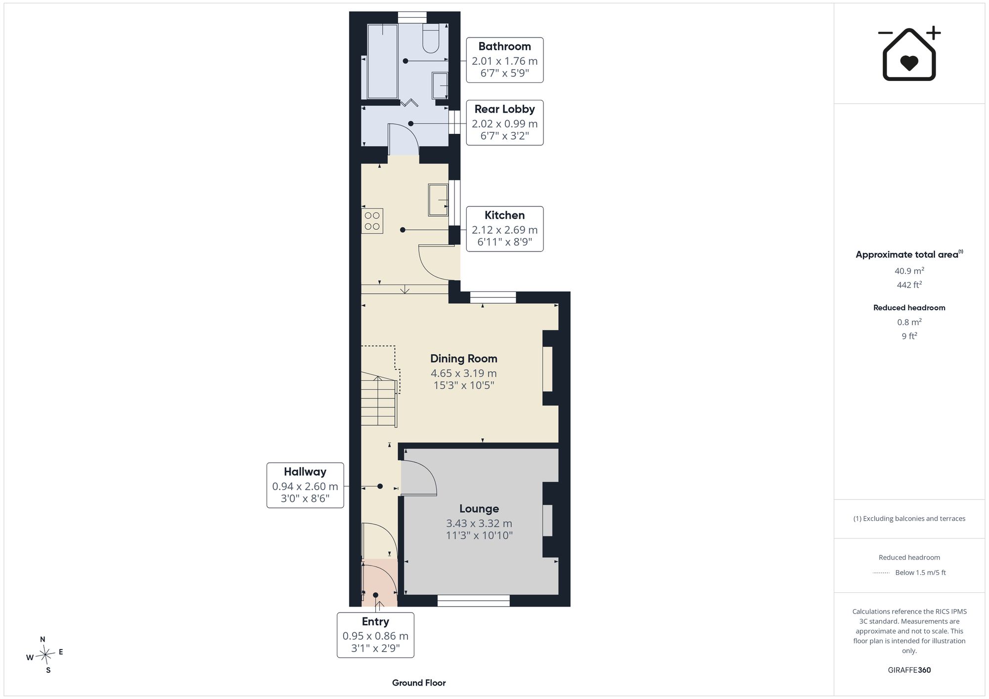 56 Phyllis Street, Barry floorplan