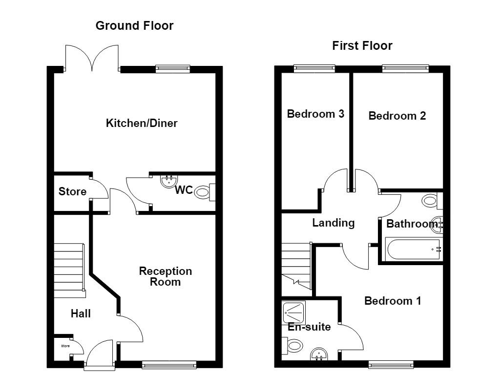 3, Seymour Close, Rossendale floorplan