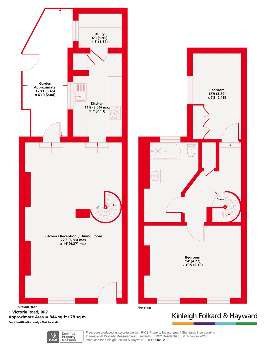 1, Victoria Road, Kent floorplan