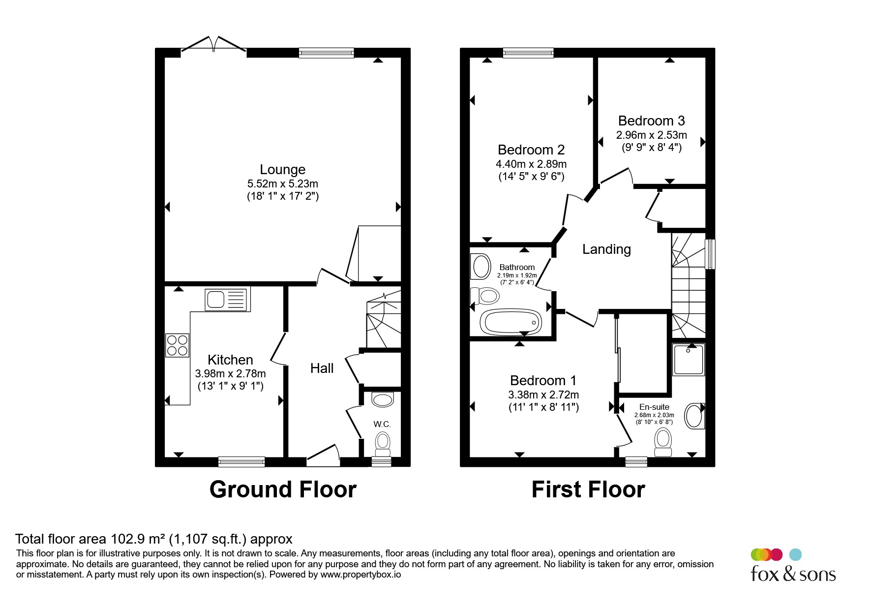 Plot 33, The River Birch, Moor Hall Park, Battle floorplan