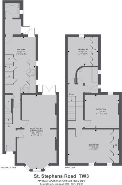 3 Bedrooms Semi-detached house for sale in St. Stephens Road, Hounslow TW3