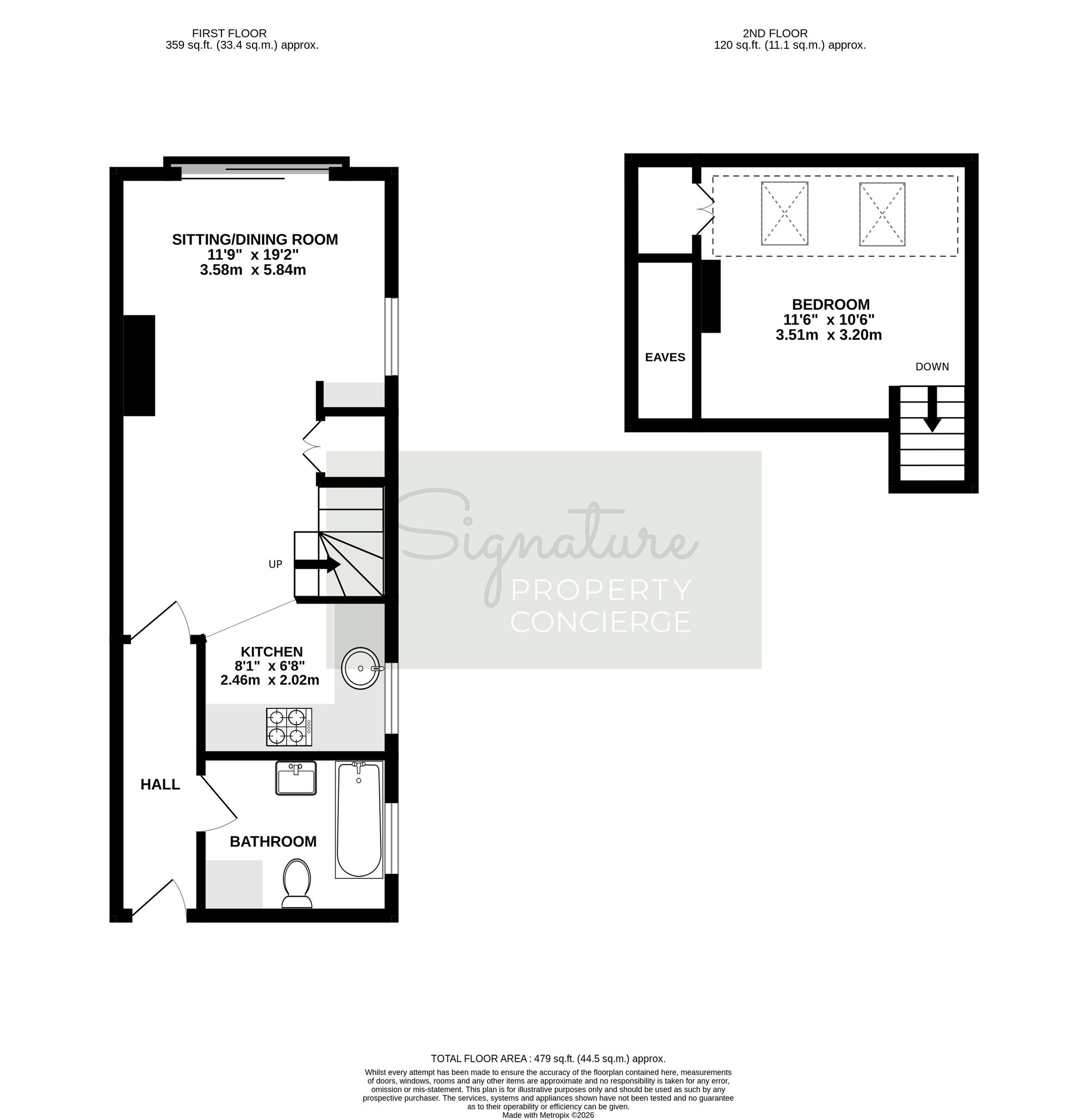 Flat 7, Ipsley Lodge Hogs Back, Farnham floorplan