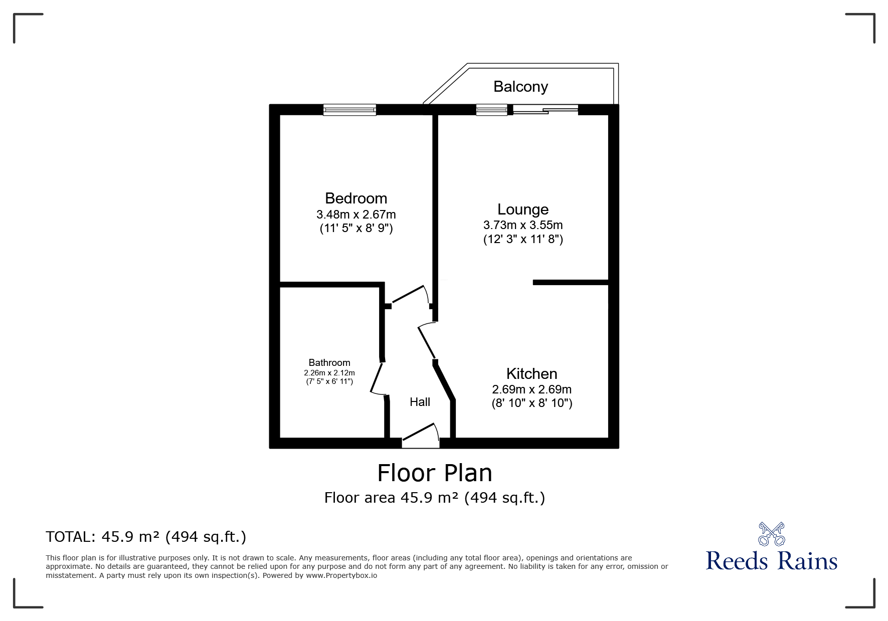 Ecclesall Road, South Yorkshire floorplan
