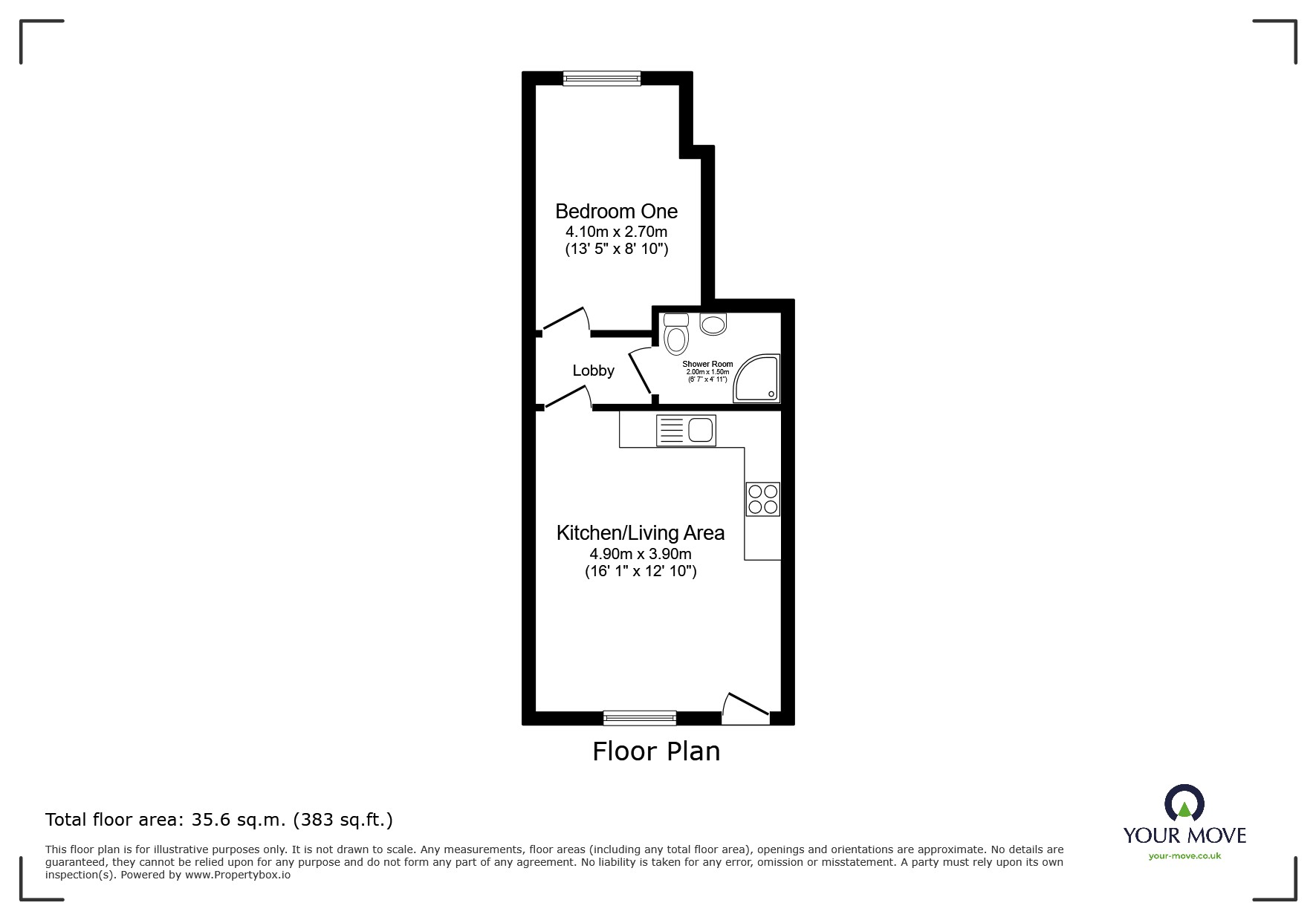 Apartment 4, 4, Branstone Row, Newhall Road floorplan