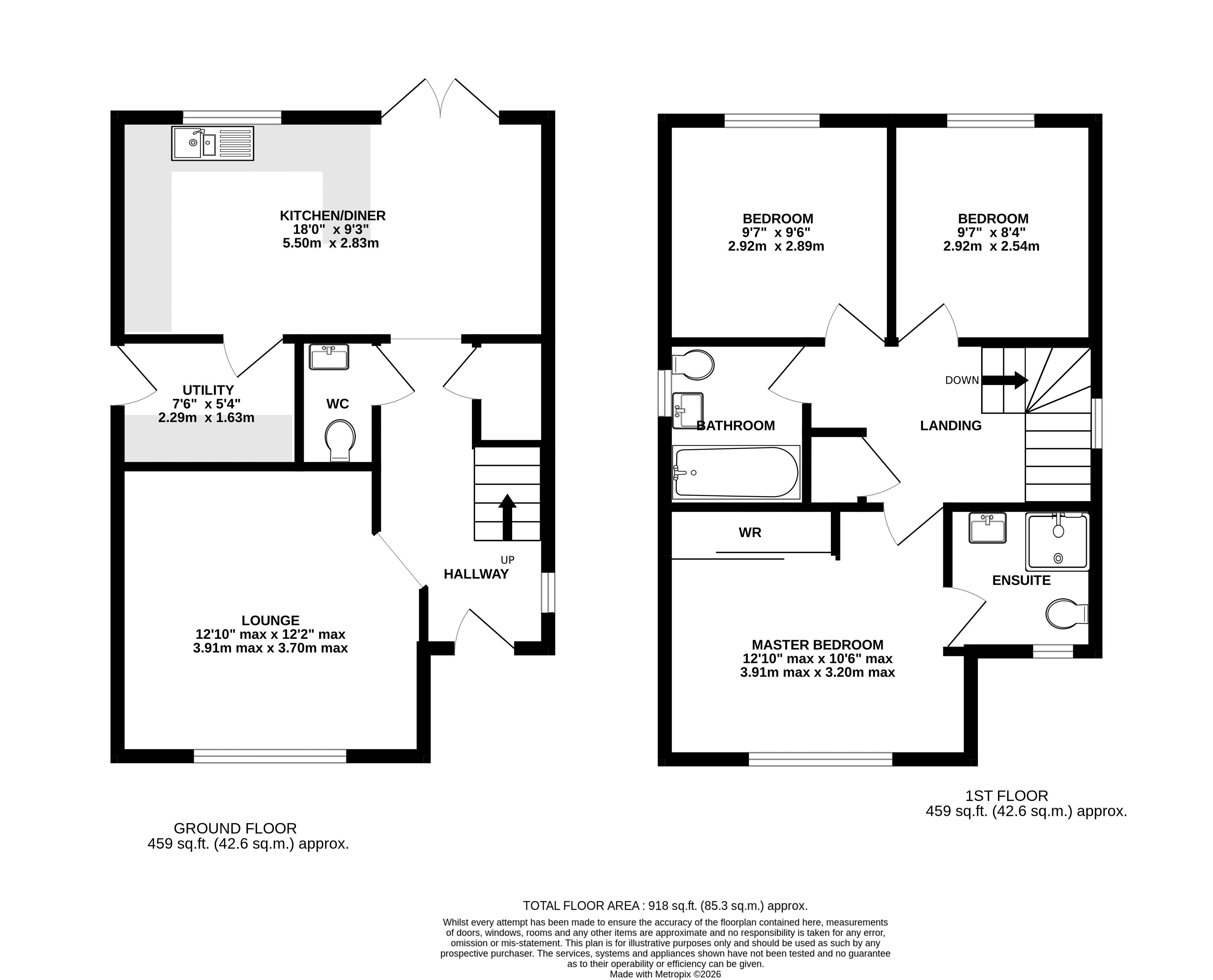 54, Turnstone Drive, Scunthorpe floorplan