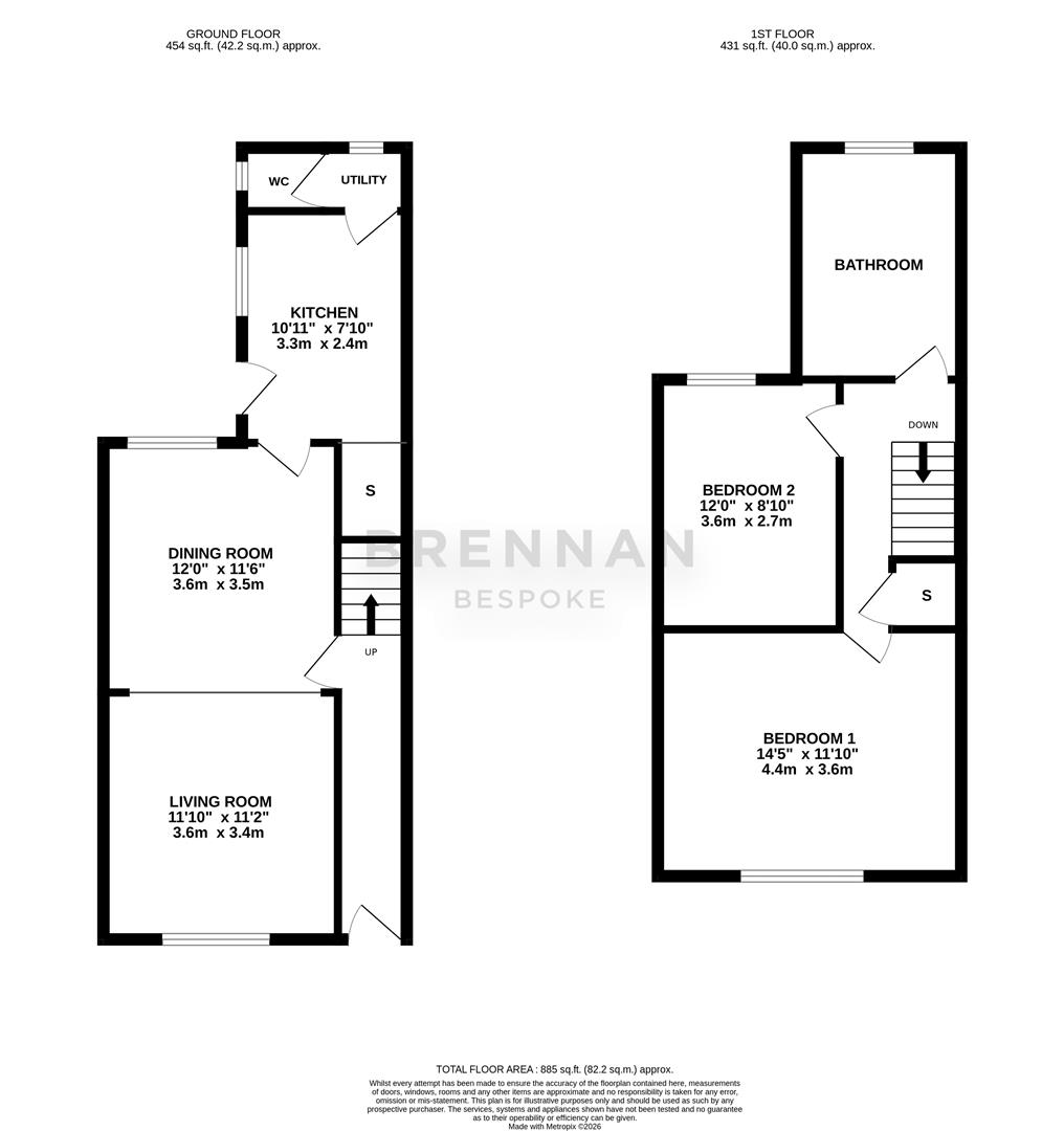 49, Balfour Street, Kettering floorplan