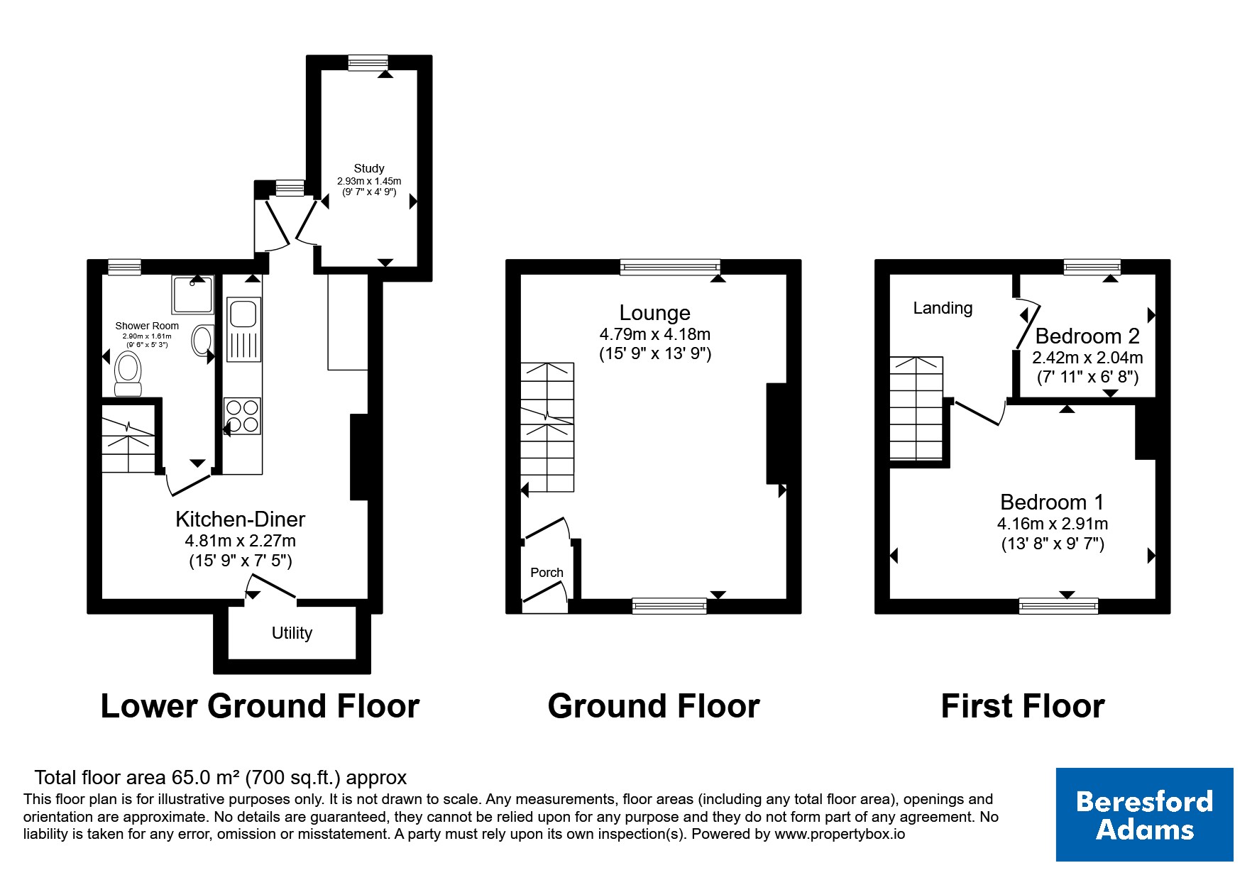 8, Brynffynnon, Gwynedd floorplan