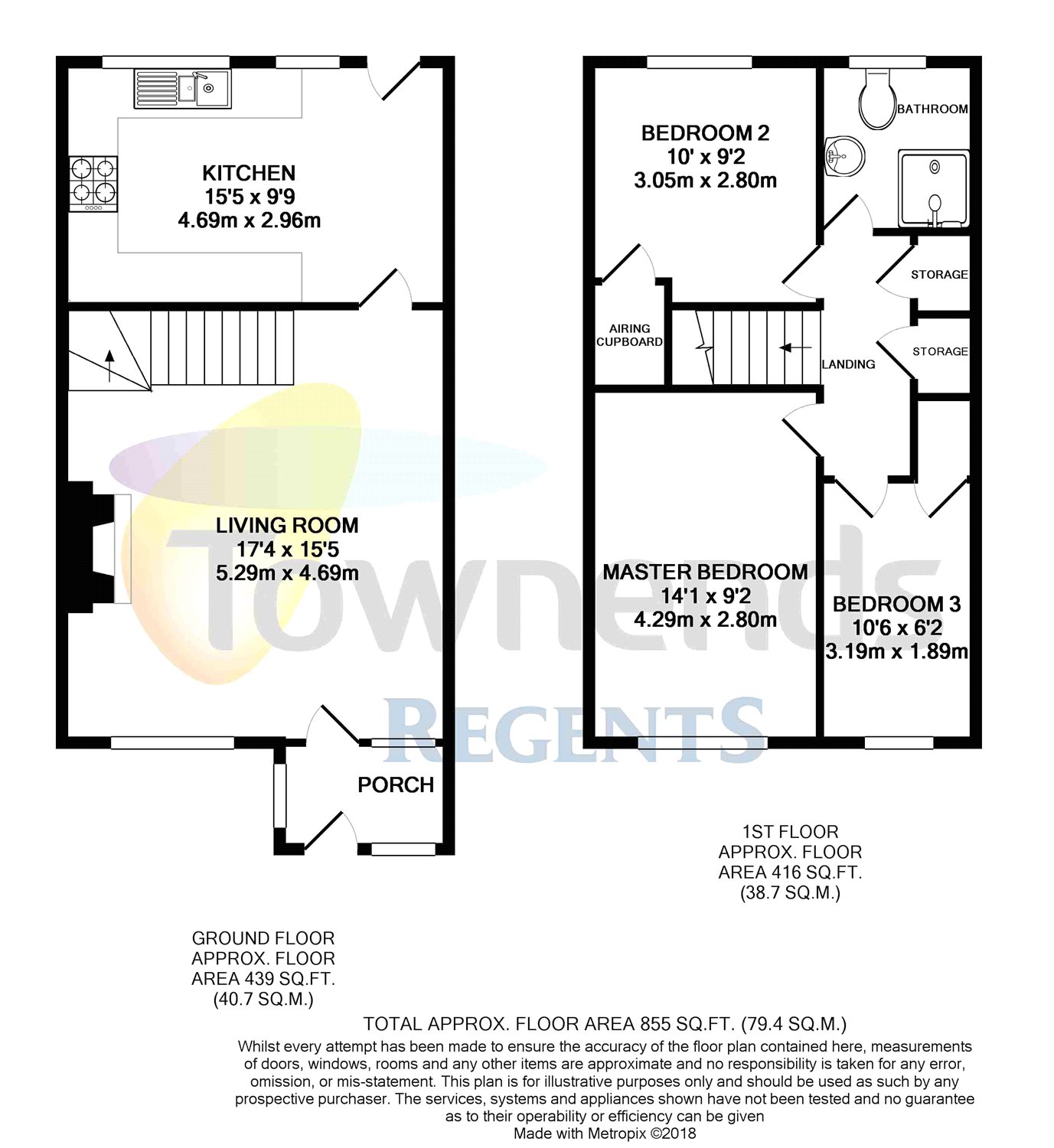 3 Bedrooms  for sale in Greenlake Terrace, Laleham Road, Staines-Upon-Thames, Surrey TW18