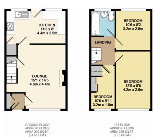 68, Aire Grove, Leeds floorplan