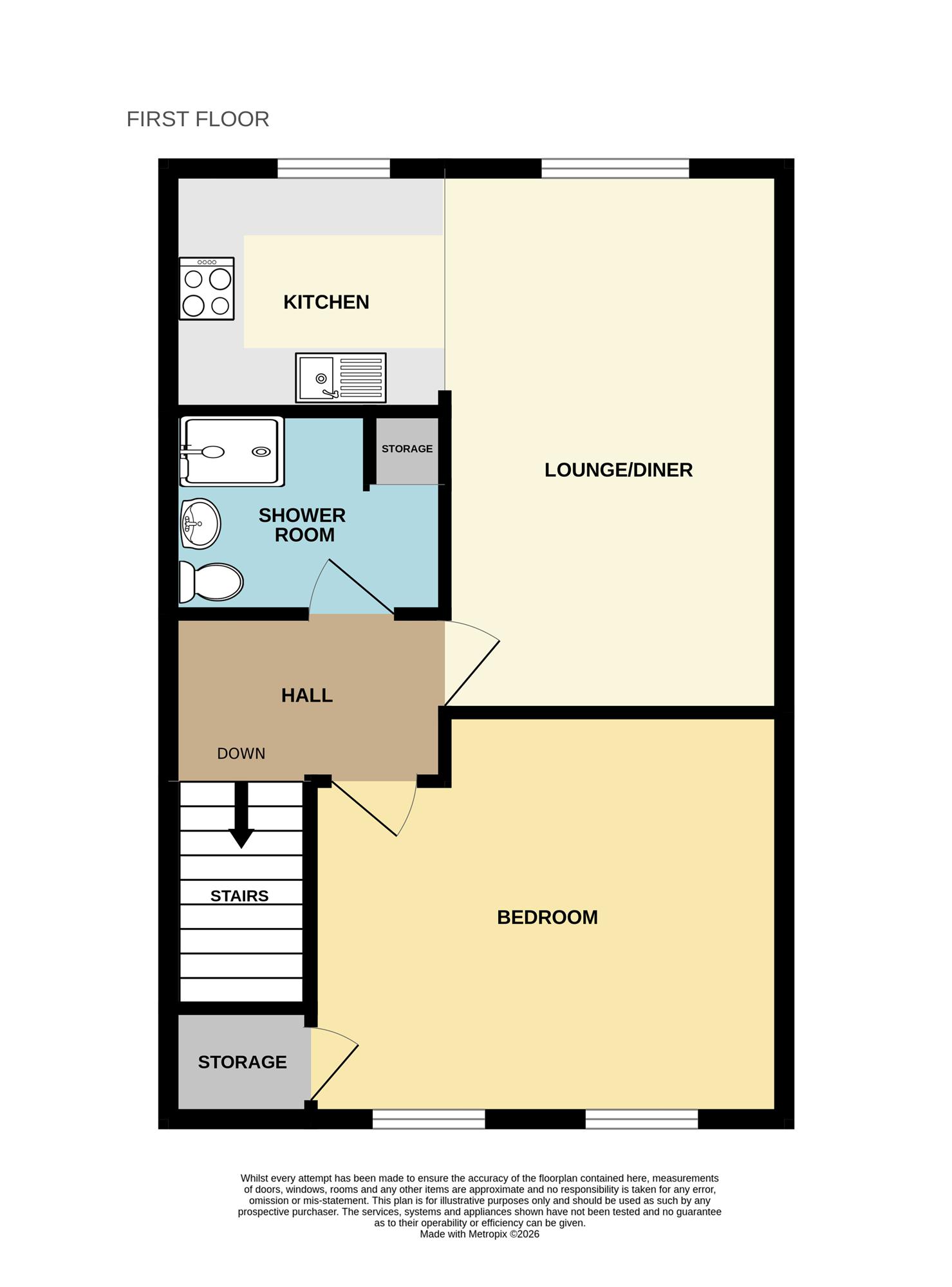 Flat 13, Jacobs Court, Brightlingsea floorplan